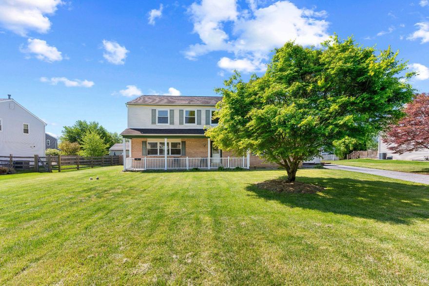 Welcome to 31 Carlson Way, a detached single-family home in the highly sought-after Beaver Run Knoll community and desirable school district.   This home features an open-concept kitchen with updated cabinets, an electric stove, and a large pantry. The floor plan includes a formal living room, a family room, and a hallway powder room.The second floor boasts a spacious master suite ( approx. 25x19) with an ensuite bath. Two additional bedrooms and a full hallway bathroom are also located on this level.  The master bedroom size offers the opportunity to reclaim the 4th bedroom that was previously merged into the master suite. .  A full, unfinished basement provides an opportunity for a relaxing playroom for the kids, ample storage, and a convenient laundry setup.  An added bonus is a single-car heated garage

- HVAC: Central air conditioning; furnace and water heater.
- Energy: The property includes LEASED solar panels to support your heating requirements 
- Storage: A large shed is available for additional storage needs.
The home is located near all major commuter routes, shopping, and entertainment. Take the opportunity to make this your home in this highly desirable area.