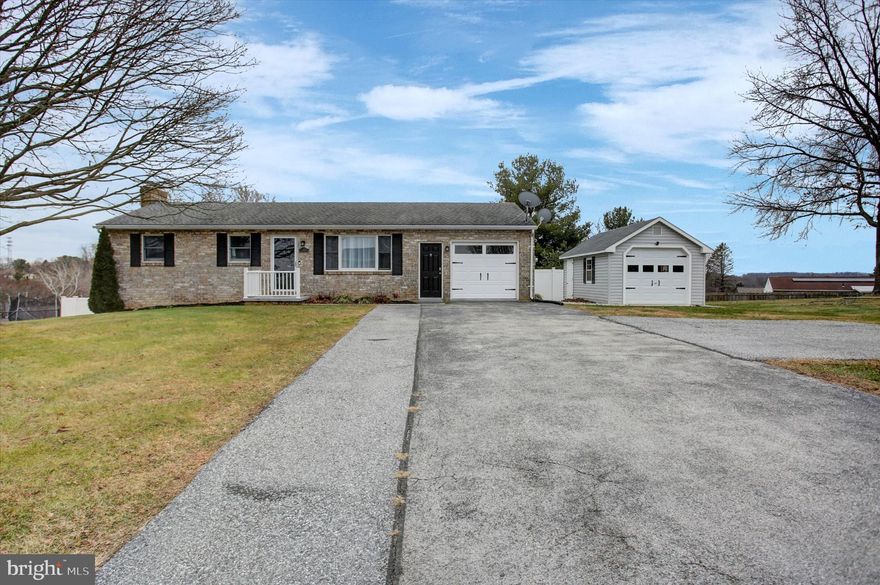 Welcome home to 45 Lee Ann Ct, a beautifully updated 4 bedroom, 1.5 bath rancher that offers incredible space and versatility. This move-in-ready residence features a thoughtful layout with three comfortable bedrooms on the main level and a private fourth bedroom in the fully finished walk-out basement, providing the perfect setup for a guest suite, home office, or growing family. The heart of the home shines with modern updates, including stainless steel appliances and contemporary finishes, while an HVAC system less than 10 years old provides lasting peace of mind.

The exterior is a homeowner’s dream, headlined by a sprawling, vinyl-fenced backyard that offers a private and secure oasis. Exceptional storage and utility are found in the two on-site structures: a charming garden shed in the rear and a massive, brand-new front storage shed large enough to park a vehicle. Whether you need a workshop or a secondary garage, this property accommodates it all. Situated on a quiet cul-de-sac just minutes from the Maryland line, this home perfectly balances the tranquility of a half-acre lot with modern convenience. Don’t miss your chance to see this Hanover gem!