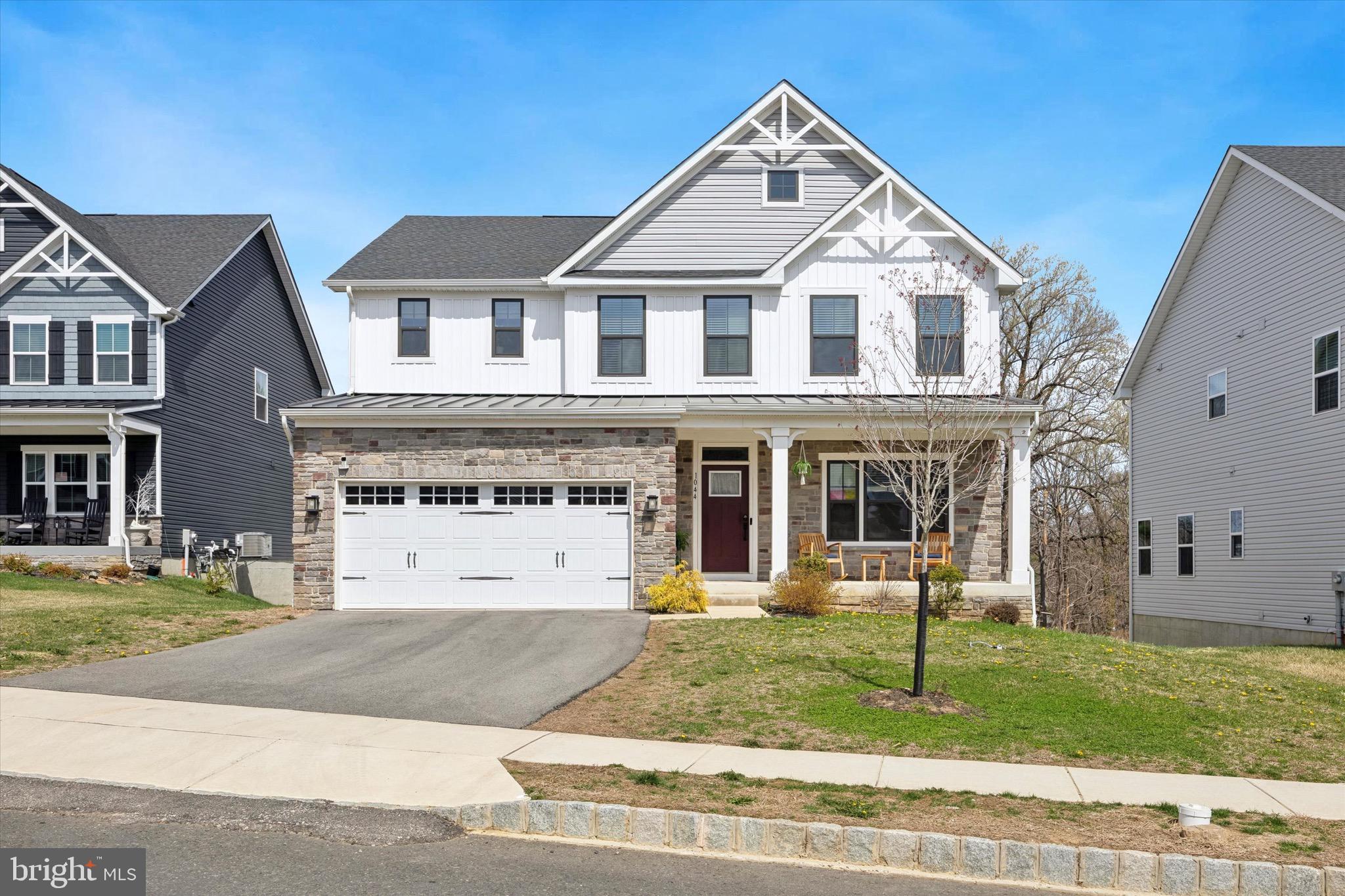 Welcome to 1044 Miles Ct, Cheltenham, PA – where luxury, space, and modern design come together in this stunning 2022 new construction!
This beautiful 4-bedroom, 4.5-bathroom single-family home offers an impressive blend of high-end finishes, functional living spaces, and a serene setting that backs up to private wooded trails.
Step inside and fall in love with the large modern gourmet kitchen, featuring a massive island perfect for entertaining, cooking, or casual dining. Natural light pours in through sliding glass doors, leading out to the back deck – a great space for relaxing or hosting guests.
The primary suite is a true retreat, complete with a spacious walk-in closet and a spa-like bathroom featuring a soaking tub and a separate walk-in shower. The home also includes three additional generously-sized bedrooms, perfect for family, guests, or home office needs.
Downstairs, the finished basement offers endless possibilities – a full bathroom and a large open area ideal for a gym, media room, playroom, or extra living space. Sliding doors open to a large, fenced-in backyard, providing a private oasis that backs to peaceful woods and private trails – perfect for quiet walks or outdoor enjoyment.
A 2-car garage, a spacious driveway, and a prime location close to shopping, dining, and major travel routes make this home as convenient as it is beautiful.
Don’t miss the opportunity to own this modern gem in the heart of Cheltenham!