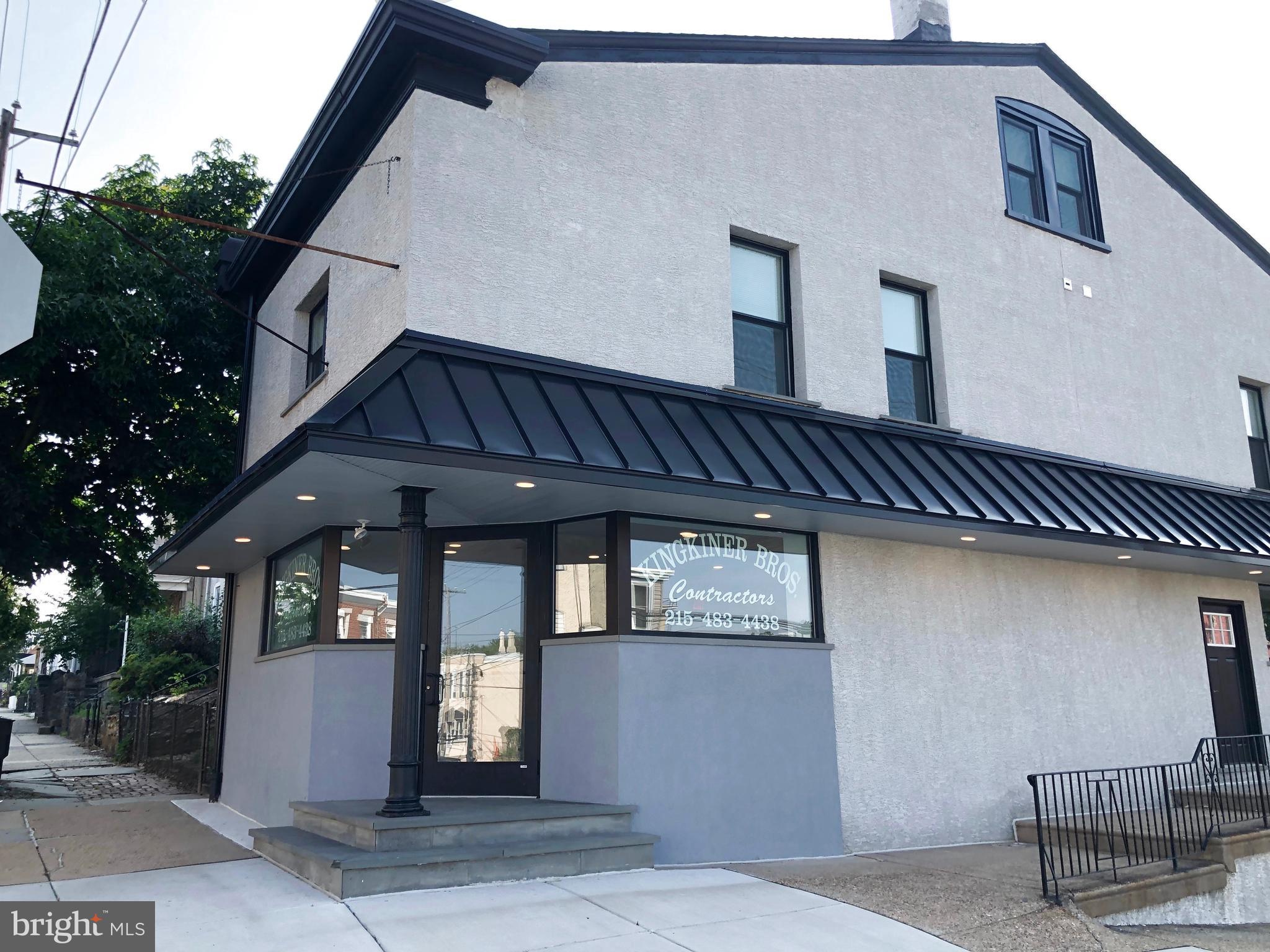 ATTENTION PHILLY INVESTORS & BUSINESS OWNERS ---> Here's the Business Opportunity you've been waiting on... Located only 1 block from bustling Ridge Ave and 3 blocks from Henry Ave, this FULLY REMODELED Mixed Use Building is exactly what your business needs! Start your tour of this TURNKEY 3-Story CORNER property with the well-equip 1,600 SQFT First Floor Commercial Space. Full of potential, this space features a large Front Room with new Hardwood Floors, tons of Recessed Lights, Windows for Natural Light and a Storage Closet for convenience. Walk towards the rear of this space and you'll find a brand new Half Bath in pristine condition, and steps to the Full Unfinished Basement with ample storage for all of your business needs. Finally, at the rear of this Commercial Space there is another Spacious Room with Access to the Rear Yard. With a new HVAC system, new Electrical Panel, and so much more, the maintenance of this property is about as economical as it gets. Finding a place to park is a non-issue, considering the enormous Public Parking Lot directly behind the building (50+ Spaces). Amazing Investments like this never last in highly profitable markets like Roxborough/Manayunk, so call to speak with the Listing Agent and schedule your showing for today! (And take a virtual walk-through right now with the available 3D Tour!)
