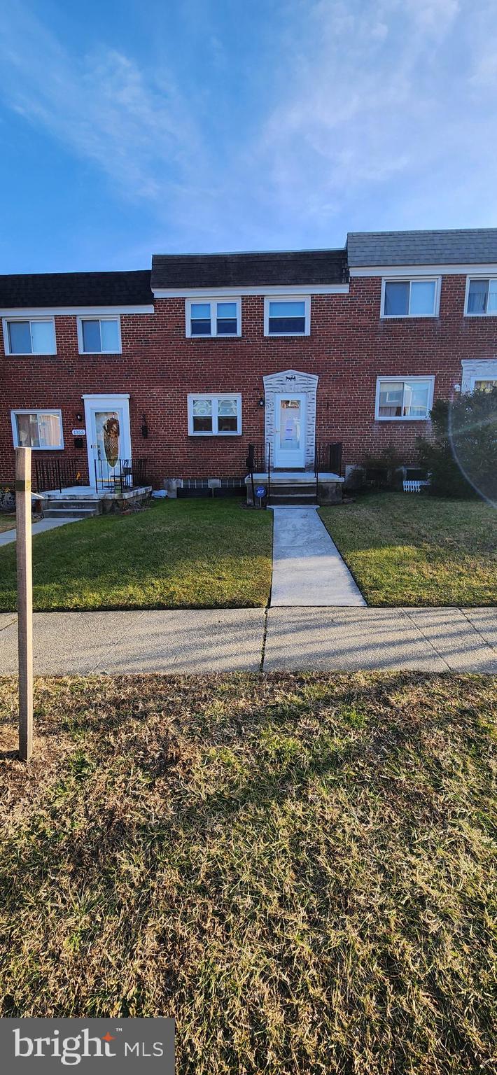 Brick interior Townhome in Hillendale with 3 Bedrooms, 1.5 Baths and Possible Parking Pad in Rear. Property is being sold As Is. Purchaser to verify Real Estate Taxes, HOA and Ground Rent - Seller will not redeem Ground Rent. Cash Offers Require 10% EMD or $1000 minimum, whichever is greater and all Financed Offers Require 1% EMD or $1000 minimum, whichever is greater. Purchaser can use whatever title company they prefer, but purchaser's title must coordinate with seller's title (Vendor Connect, LLC). Bank Addendum Come After Offer Acceptance. The Seller will not accept blind offers or escalation clauses. If buyer needs utilities on for inspections, then it will be solely at the buyer's expense. Buyer's winning the Highest & Best must understand that they participated in a Highest & Best, Multiple Offers Situation and that any requests to the Seller for Special Concessions, Repairs or Switch in Financing could result in the Seller terminating and retaining Buyer's EMD.
