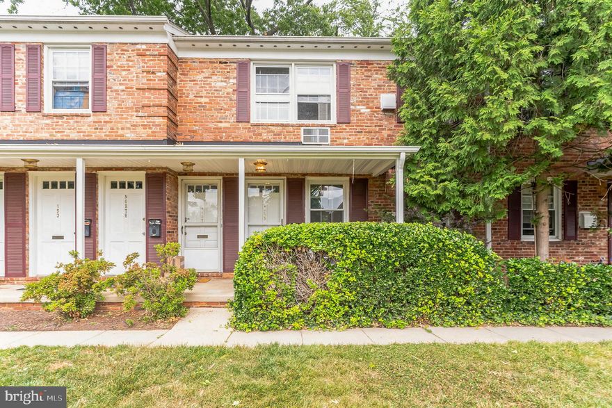 Welcome to 145 Talbott Street in the community of Village Green.  This 2 bedroom, 1 bath condo  is conveniently located in the City of Rockville.    Featuring and updated kitchen and bathroom, custom built in shelving/book shelves in dining area and in unit washer/dryer combo.  Sit on your front porch and look out over the beautifully landscaped community grounds.  This neutral condo has a large storage closet with built in shelving in addition to a separate storage unit in the lower level.   Close to shopping, restaurants and public transportation.  Condo fee covers everything except for electricity.  There is also a separate laundry area in the building.  One assigned parking spot.