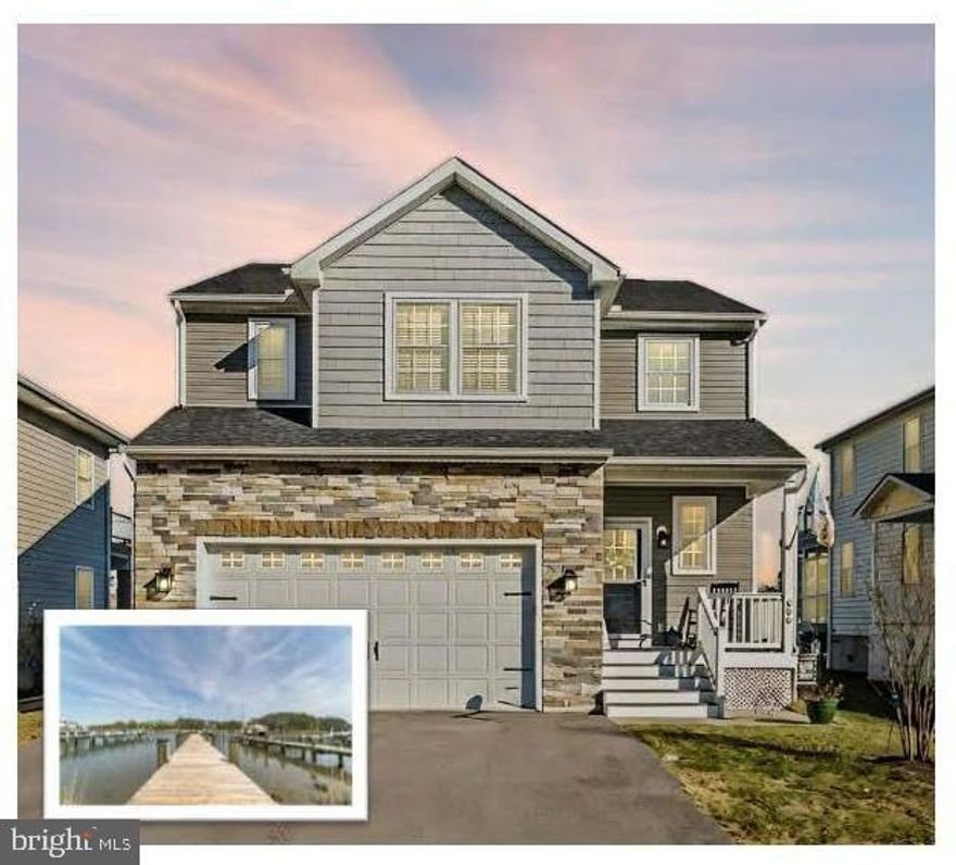 Deal of the year! Experience the pinnacle of waterfront living in this stunning craftsman-style home, built in 2020 and meticulously maintained to feel brand new. Nestled along the serene waters of Winchester Creek, just off the Chester River, this exceptional property offers direct access to boating, fishing, crabbing, paddleboarding, and pure relaxation—right from your backyard.  

At the heart of this waterfront retreat is a 110-foot L-shaped pier featuring a 10’x20’ platform and a newly installed 10,000 lb. boat lift, making it effortless to set out on the water. Whether you’re embarking on a sunset cruise or simply unwinding with panoramic views, this private sanctuary delivers peaceful mornings and unforgettable evenings.  

Inside, the home is thoughtfully designed for both style and functionality. Beautiful hardwood floors span the first level, seamlessly connecting the Great Room, Powder Room, and foyer. The gourmet kitchen is a chef’s dream, equipped with high-end stainless steel appliances, granite countertops, a large island with extra storage and seating, a subway tile backsplash, and stylish pendant lighting. Just off the Great Room, step onto the expansive composite deck, perfect for entertaining, birdwatching, or simply soaking in the spectacular waterfront views. Beyond the deck, the backyard extends to a lush, level lawn and a beautifully landscaped flower garden, leading right to the water’s edge.  

The second floor is equally impressive, starting with a private primary suite designed for ultimate relaxation. This retreat features a spacious bedroom, walk-in closet, and opulent ensuite bath, along with a private balcony where you can enjoy morning coffee while watching the sunrise over the creek. Two additional well-sized bedrooms share a Jack-and-Jill bath, while a dedicated laundry room with a front-loading washer and dryer adds convenience to the upper level.  

This home is packed with thoughtful upgrades, including an extended paved driveway, upgraded trim package, a two-car attached garage, a conditioned crawl space, a whole-house water treatment system, and fire suppression systems.  

Beyond your private retreat, the exclusive community offers outstanding amenities such as a tot lot, boat ramp, beach, and pavilion. Residents love the easy access to cross-country trails, kayaking at sunset, and nearby charming small towns, all while staying connected to vibrant city life.  

Light-filled and impeccably designed, this rare waterfront masterpiece offers an unparalleled lifestyle in an extraordinary setting. Schedule your private showing today and experience it for yourself!