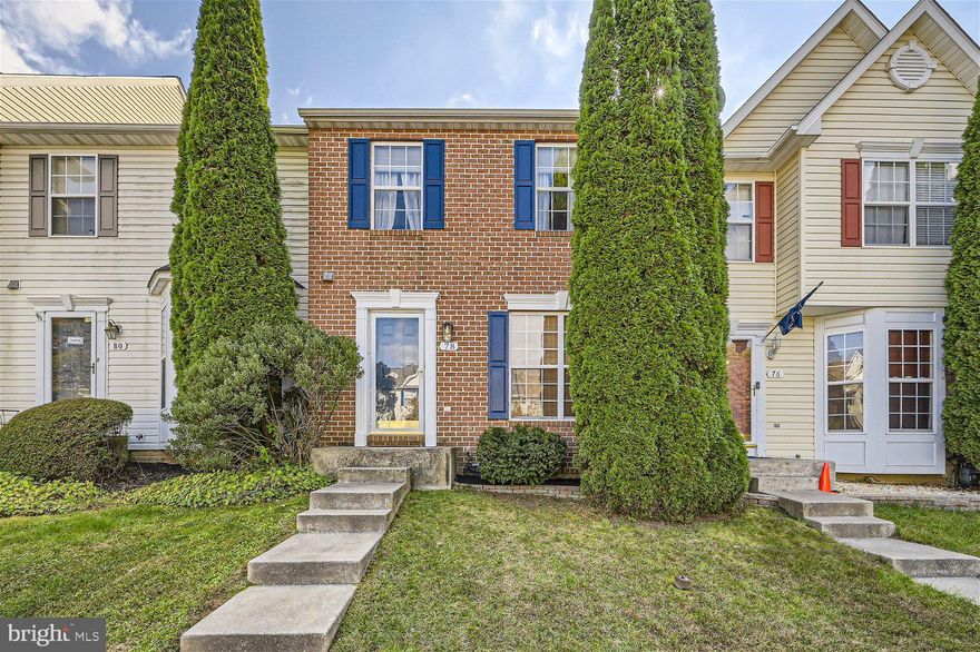 Move-in ready 3BR/2.5BA Townhome located in the desirable neighborhood of Reisterstown.  Step up and open the door into your forever home beaming with tons of natural light and gleaming floors. A soft color palette throughout the main floor offering a large living room, half bath, dining room and kitchen.  The kitchen features plenty of cabinets and counter space, a separate panty closet, newer appliances, and an island. The large dining room offers the ideal space when hosting family and friends and has french doors that open onto a large wood deck overlooking the fenced yard. Onto the second floor with two similar sized secondary bedrooms, a full bath, and a primary bedroom suite.  The primary offers a large room with a walk-in closet, and a private ensuite boasting a large corner soaking tub, a walk-in shower, and a double sink vanity.  The lower level gives you additional living space featuring a large family room, storage, laundry, and sliding doors to a covered patio and plenty of green space for the entire family to enjoy.  This home is ideal for any new homeowner and is located within close proximity to shopping, restaurants, and commuter routes.