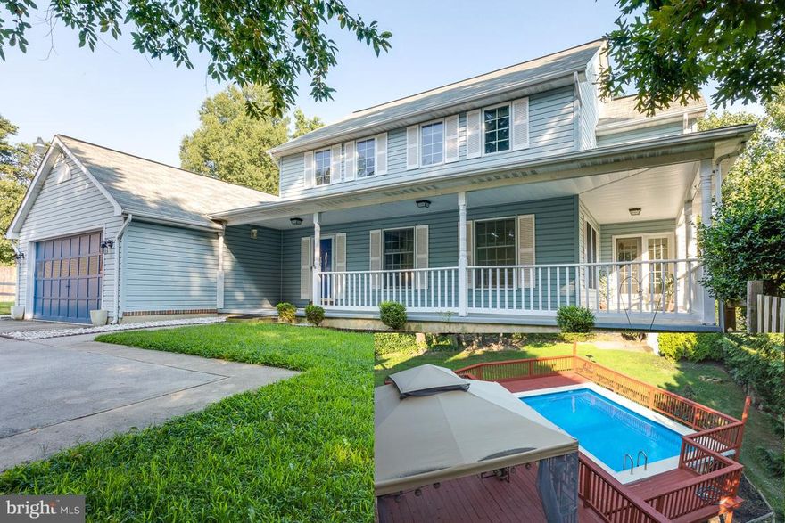 New Price! Home Sweet Home! 3 finished levels w/ 4 bedrooms & 3.5 baths on nearly 1/2 acre. Updated kitchen, granite, SS appliances, wood burning fireplace, new carpet & more. Cool off in the pool, entertain on the tiered deck or relax in the serene park-like fenced backyard. Newer roof & HVAC. Conveniently located. Zoned for North Point HS. Possible in-law house next door. See listing: CH10040346