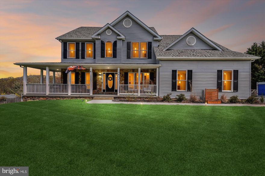 Welcome to 1411 Eagles Grove! This beautifully redone home sits on a tranquil  2.29 acres of flat fenced yard located in a quiet cul-de-sac. It features a stunning open concept kitchen open to the living room with a luxurious walk in pantry with  built in cabinetry. Make your way through the sun room and out the slider to the enormous 3 tier deck with double stairs perfect for entertaining. The basement is fully redone with with a walkout to the yard with NO steps. Upstairs you'll find 4 bedrooms including a massive master suit with its own private balcony overlooking the back yard and it's calming weeping willow. The master bath includes a skylight with stand alone tub, large glass enclosed shower, with his and hers vanities, and a roomy walk in closet... UPDATES INCLUDE: 2023 fence and Kitchen walkin pantry, propane tank owned, 2023 septic pumped, 2023 added insulation to attic, 2023 Walkway to front of house, 2023 mini split in climate controlled garage,  furnace and AC 2022, and roof possibly 2022