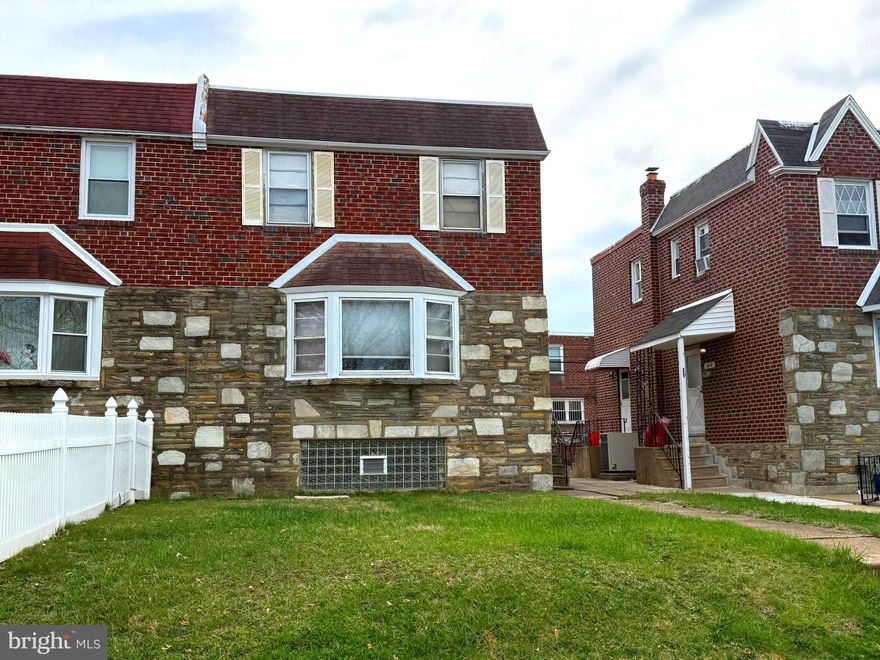 Don’t miss your chance to own a home in one of Northeast Philly’s most desirable neighborhoods—without breaking the bank! This charming twin is being sold "as is" and offers a great opportunity for investors or buyers ready to roll up their sleeves and add some sweat equity. The first floor features a spacious layout with an eat-in kitchen, perfect for everyday living and entertaining. Upstairs, you'll find three generously sized bedrooms with ample closet space. The home includes two and a half bathrooms, with a private en-suite in the main bedroom. —schedule your showing today!
