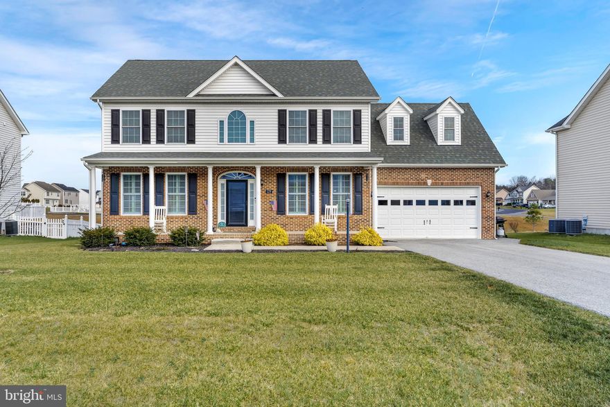 Relax on the front porch and watch the sun set! You will love the well kept home in sought out Webber Springs subdivision. This 4 bedroom 2 1/2 bath home is in excellent condition! It features hardwood flooring on first floor, crown molding, oak stairway, granite counter top, upgraded cabinets just to name a few! Did I mention the beautiful custom made plantation shutters on the first floor windows? This home is one of the few in Webber Springs that will not have another house behind it.  Call today to see all that this beautiful home has to offer! Won't last long!