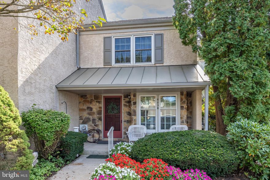 Welcome to this spacious townhome, lovingly maintained by its original owner and ready for your personal touch.

A private entry with a covered porch leads inside, where the first floor offers a bright and sunny living room featuring a cozy wood-burning fireplace, two sliding doors to a large private deck, and a pass-through window to the kitchen. The eat-in kitchen includes hardwood floors, a ceiling fan, ample cabinet and counter space, and a charming window seat with plantation shutters. A convenient half bath completes this level.

Upstairs, the spacious primary bedroom offers two closets and an en-suite bathroom with a shower stall. A second large bedroom includes two closets, recessed lighting, and access to a full hall bath with a shower and tub combination.

The finished lower level provides additional living space, a laundry area, and extra storage. There is also a large unfinished walk-up attic offering more storage or future expansion potential.

This home includes two assigned parking spaces, one covered and one directly in front of the home.

Enjoy a prime location within the neighborhood, offering a private back setting with beautiful green space for relaxation and play.

Located in the desirable Chesterfield community, this property is just minutes from shopping, dining, and major routes within the award-winning West Chester Area School District.