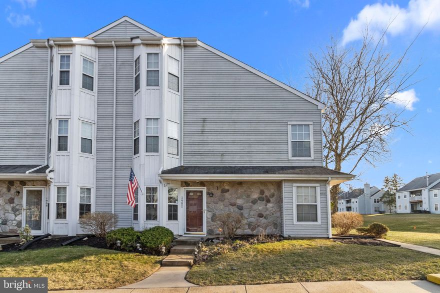 FIRST FLOOR... 2 Bedroom and 2 Bathroom, living room, dining area and eat-in kitchen.  Updated kitchen and bathrooms.  Recently installed flooring.  NEWER furnace, air conditioning, and water heater.  Grade A' location with open space outside the back patio.  All this and Council Rock Schools.