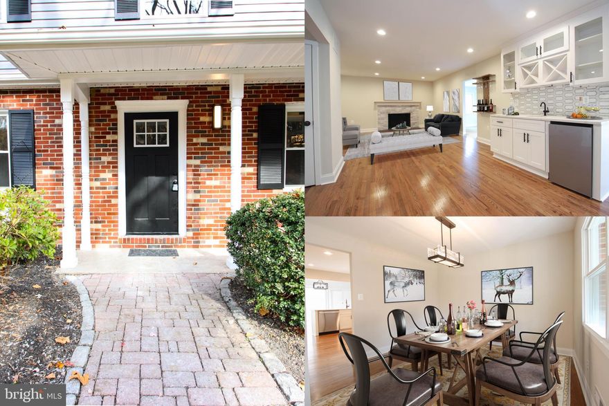 Room sizes are phenomenal. Complete remodel though out the home inside and out. ExterioComplete Completely remodeled throughout the home inside and out. Plumbing, Electric, Two zone hvac, windows, doors, garage door, siding, roof and gutters. Interior rooms have been changed to create an outstanding master bath, soaking tub and walk in glass shower with double vanity. The master suite offers a large walk in closet. Full baths on every level. Use 1st floor bedroom or basement private room as a guest room or home office. The remainder of the basement is fully finished. The first floor kitchen open to the breakfast nook and large family room. With wet bar or coffee area.  The home has two bonus areas, one is the breakfast nook and the other is a heated four season sun room located directly off the family room.  All the remodeled space with a formal dining room. This is not your basic remodel, This is a for ever home.  The family room has a wood burning fireplace