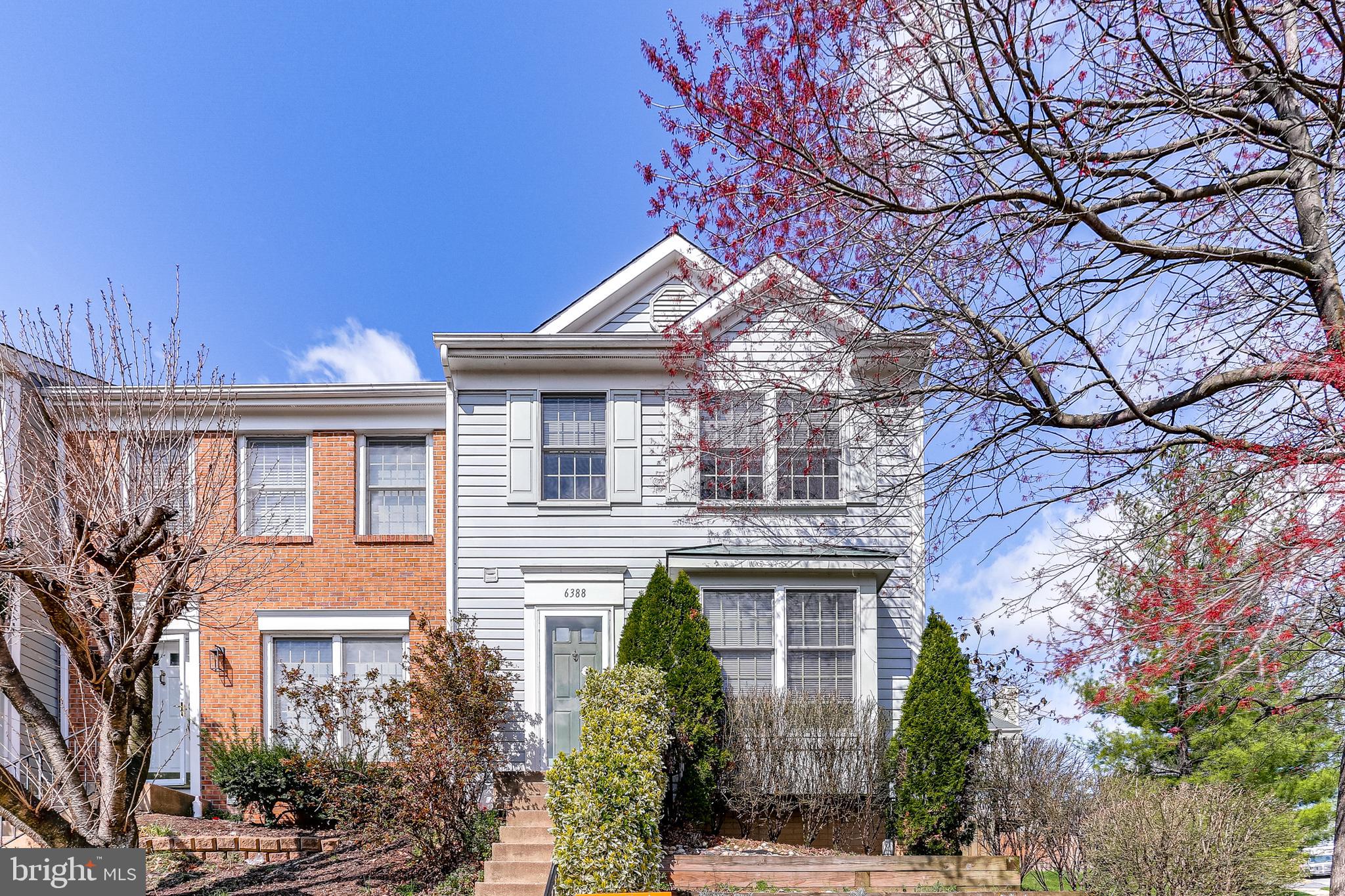 This 3-level townhome offers 3 bedrooms, 2 full and 2 half bathrooms, providing plenty of space and flexibility for families, roommates, or those working from home. Spacious kitchen and dining area with direct access to a private deck and fenced backyard for privacy. Finished basement with half bath and cozy wood burning fireplace – ideal for a rec room, office, or guest space. Hardwood floors throughout main level and new carpet on the upper level. Washer/dryer in unit. Close to shopping, restaurants and commuter routes.