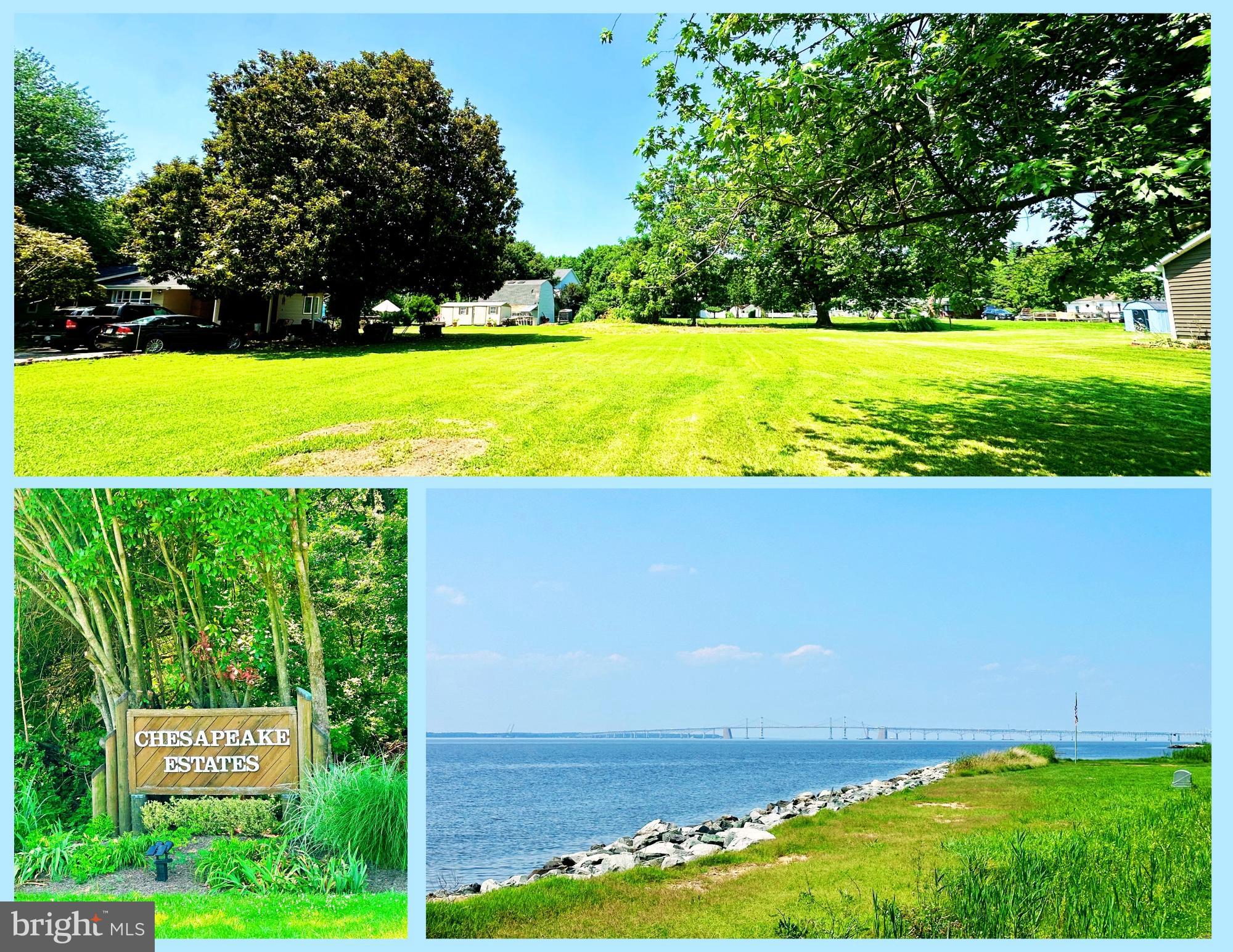 Can't find just what you want in your new home? Built your own in the Chesapeake Bay waterfront community of Chesapeake Estates - Cleared lot in phase 4 of county's public sewer project. Bring your builder & vision to this .34 acre lot. 1st exit over Bay Bridge. Matapeake elementary & middle schools. Island living with community playground & picnic area & nearby public boat ramps, waterfront restaurants & destinations on coveted Kent Island. Approx. lot dimensions: 93.75' w x 160'
