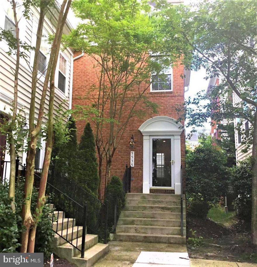 Looking for an end-unit townhome with lots of natural sunlight?  Look no further.  This home is located in the gated community of Town Center at Camp Springs and provides a short walking distance to  the metro station, plus easy access to I-95.  Andrews Air Force base is conveniently close as well as restaurants, shopping and easy access to National Harbor.  This home has a 2-car garage, hardwood floors, granite countertops, stainless steel appliances, a cozy basement, plus, a balcony just outside of the eat-in kitchen.