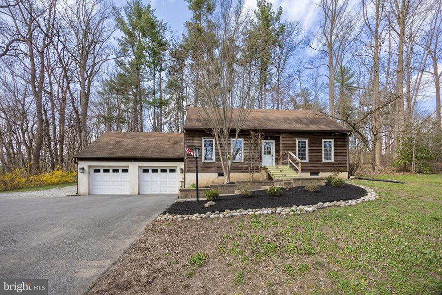Rare opportunity! Own your own private retreat minutes from downtown West Chester!  Nestled amongst a picturesque 2.9 acres in 'Poet's Woods', this 4 bed, 2.5 bath sunlit home offers an unparalled blend of tranquil living, natural beauty, and modern comfort. The owners have lovingly maintained this home and spent over 160K making improvements which include: 3 year old HVAC with transferrable 20 year warranty, completely waterproofed basement with top of the line system, relined chimneys both inside and out,  restored  2 wood burning fireplaces, refinished flooring, new front steps, remodeled/upgraded all 3 bathrooms, hardwood staircase, recessed lighting, installed water softener/expansion system, new exterior lighting and landscaping, new garage doors, water heater, and fresh paint throughout the majority of home.  The first floor offers an open concept layout which connects living , dining, family room and kitchen areas - a perfect setting for intimate gatherings or grand entertaining. Continue the party or enjoy the  relaxation  of a quiet evening overlooking  the  private yard  from the large deck accessed from the family room . The kitchen features plenty of cabinetry for storage as well as stainless appliances.  The laundry area  is just off the kitchen for easy accessibility .  Go up a few steps from this area and access a large loft which serves as a versatile bonus room that can be customized to suit your needs.  The first floor continues with a powder room and main floor bedroom/office with closet and access to a a 2 car garage. Upstairs, there is an ensuite primary bedroom with remodeled bathroom and walk in closet. There are also 2 additional bedrooms as well as a redone hall bath access to attic storage and a walk in hall linen closet.  Additional storage can be found in the fully waterproofed basement  ( a 30K imporvement) which includes a french drain, sump pumps, and circulating fans.  This truly is the best of both worlds- cherish tranquility and simpler times at this property complete with an old fashioned tree house, zip line, and a babbling brook all while being in West Chester School District and minutes from modern amenities and major transportation routes. A one year home warranty is included with purchase. All offers are due  Monday  evening ( 3/25) by 5 pm .