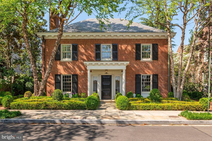 2411 Tracy Place NW is a classically stunning Georgian Colonial in the heart of Kalorama. With 4 Bedrooms, 4.5 Baths, and approximately 3600 finished square feet, this traditional residence has been updated with sophisticated finishes and stylish features. The custom millwork and hardwoods come together to showcase the timeless beauty of this residence. Perfectly sized for entertaining, 2411 Tracy Place NW also boasts a sensational outdoor haven with a generous brick Patio, a Garden Terrace, and a perimeter of lush landscaping. There is Driveway Parking for two or more vehicles and a discreet Storage Shed.