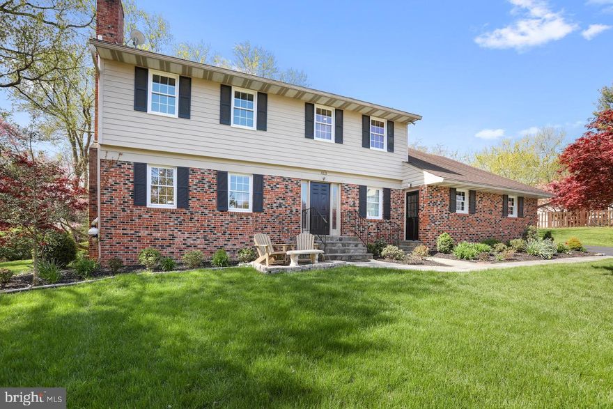 Beautiful Colonial offering the perfect multi family home or income potential. The main home features hardwood flooring throughout and includes the Gourmet Kitchen with granite counter tops, island with bar seating, and plenty of cabinet space. Relax in the Formal Living Room or Family Room both with fireplaces. Main level Primary Owner's suite with attached luxury bath. Light filled sunroom! Upper level has 3 additional Junior Bedrooms which share a full size Bath. Lower level has a finished Recreation Room, Full bath, and storage space. Attached to this home is an Apartment complete with its own Kitchen, Dining Area, Living Room with cathedral ceiling, Bedroom, and Full Bath . Beautiful mature landscape. 2 car attached side load garage. This is truly a unique opportunity and MUST SEE!