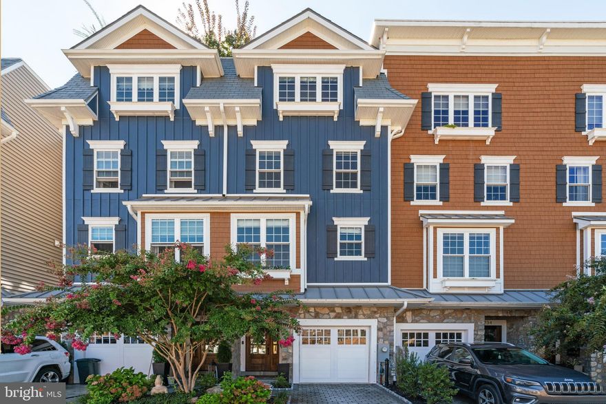 This stunning, green-designed Manayunk townhome features 4 stories of spectacular amenities, including a stunning GREEN roof that presents like a penthouse with sweeping Manayunk views. Upgraded design features include coffered ceilings, 5-zone sonos sound system, updated trim package, gourmet kitchen and woven wall paper.  These all lend to the peaceful and sophisticated atmosphere in this very special home.
The ground floor features a welcoming foyer that flows down the hall into the home office/4th bedroom/home gym which opens out to the zen-like courtyard.  This floor is complimented by a full bathroom.  The 2nd floor beams with natural sunlight and is highlighted by a living room with a gas fireplace, custom built-in and coffered ceiling, a gourmet kitchen with tray ceilings and 42” Century-Gatehouse cabinets, GE Cafe stainless steel appliances including a beverage refrigerator, a pantry and a large 3’ x 9’ island. This floor was designed to entertain with a separate dining room, powder room and Andersen sliding glass doors leading to the back deck which is 1 of 3 outdoor spaces. The 2nd floor features an ideally situated laundry room with a washer, dryer and base and top cabinets with granite counters which offers plenty of storage.  The 2 en suites on this floor have large closets and gorgeous bathrooms with custom tile work. The top floor features the master suite. This suite with double door entry feels like a private retreat with a large bedroom, sitting area, two generous, professionally designed walk-in closets and a spa-like bathroom. The bathroom has a walk-in shower with bench, a oversized soaking tub with quartz tops, separate vanities and a water closet. The roof deck is simply stunning and a city oasis! It combines tree-top views as far as the eye can see and the city skyline!  There are two gardens highlighted by rose bushes and a covered area which is perfect for outdoor entertaining. There are too many details to list but here are a few of our favorites: Geothermal home with low utilities, 1-car garage, maintenance free exterior, hardwood floors throughout, chunky wood railings, dual zone HVAC, 9’+ ceilings throughout, underground electric, and large windows.  Low taxes, around 2 years remaining on the Phila Tax Abatement!  Great location! Minutes to the Manayunk Towpath, 76, Main St, the Manayunk train station and Ivy Ridge train station and the Manayunk Bridge Trail and minutes to the Schuylkill River Trail, Center City and Kelly Drive. The new construction houses in this boutique development are selling for upwards to $2 million.