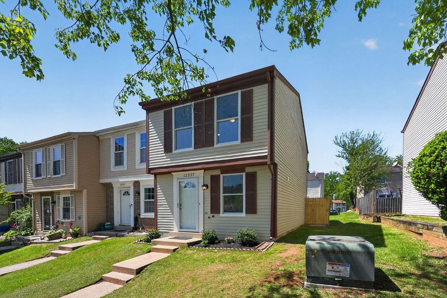 Extensively renovated Two-Level End-Unit Townhome located in the well-established Gunners Lake Village community, offering modern updates and a bright, refreshed feel throughout.
The Main Level features a Brand-New Kitchen with sleek cabinetry, quartz countertops and stainless steel appliances, seamlessly flowing into the Dining Area and a cozy Living Room that opens to a private redesigned outdoor space. The backyard is complete with a brand-new fence, a charming brick patio, a lawn area, and a storage shed.
The Upper Level offers Two well-appointed Bedrooms and a stylishly Renovated Bathroom, all thoughtfully updated. You’ll also find a conveniently located Laundry closet on this level.
Recent improvements include new waterproof luxury vinyl plank flooring throughout, fresh, elegant interior paint, and new carpet on the stairs and in the closets. Additional upgrades include recessed lighting in the living room, updated light fixtures, an updated powder room on the main level, and a fully renovated full bathroom on the second level.
All appliances are brand new, including a new washer and dryer, providing added comfort and peace of mind.
The home is filled with natural light and enhanced by new windows, new shutters, ceiling fans, and a bright, welcoming layout.

Gunners Lake Village is a well-established and highly desirable community in Germantown, offering easy access to I-270, Father Hurley Boulevard, and the MARC train, making commuting to Washington, DC, and surrounding areas convenient. Everyday essentials are just minutes away, including Germantown Town Center, Milestone Shopping Center, grocery stores, restaurants, and fitness options.
Residents enjoy access to scenic walking paths around Gunners Lake, perfect for jogging, dog walking, or simply relaxing outdoors. The area is also close to major recreational destinations such as South Germantown Recreational Park, the Maryland SoccerPlex, and nearby trails and green spaces.

Don’t miss this fabulous opportunity to own a turnkey home in a vibrant, well-connected Germantown community.