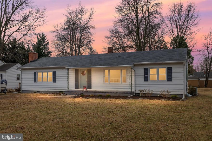 Welcome home to 208 Elm Street, a warm and inviting ranch-style home tucked into the friendly Centreville Heights neighborhood. Set on a lovely .37-acre lot, this charming 3-bedroom, 2-bath home offers a wonderful blend of comfort, character, and easy everyday living.
Step inside and feel instantly at home in the sun-filled living room, where natural light and a welcoming layout set the tone. Just beyond, a spacious family room invites you to relax and unwind, featuring a cozy pellet stove that’s perfect for crisp evenings at home complete.  A dining area flows effortlessly into the country kitchen, where a timeless gas cooking range make cooking a pleasure. A convenient mudroom with laundry adds thoughtful functionality to the space.
Three bedrooms and two full baths provide flexibility for family, guests, or a home office. Recent updates include fresh interior paint, luxury vinyl flooring (with original hardwood beneath), a newer refrigerator (2022), and peace-of-mind upgrades such as newer windows and a roof—both replaced within the last 10 years. Central air conditioning and efficient propane heat ensure year-round comfort.
Outside, the welcoming front porch is the perfect spot to enjoy morning coffee or quiet evenings. The large unfinished basement offers endless possibilities for storage, a workshop, or future living space, while the backyard shed provides room for tools and outdoor essentials.
Ideally located just minutes from Historic Centreville, the Centreville Wharf & Public Landing, local parks, and restaurants—and only about 25 minutes to the Bay Bridge—this home offers small-town charm with convenient access.
Offered at $360,000, 208 Elm Street is a wonderful opportunity for first-time buyers or those looking to downsize without giving up space or comfort. Full of warmth, character, and potential, this sweet home is ready to welcome its next chapter. Schedule your showing today and come see why it feels just right.