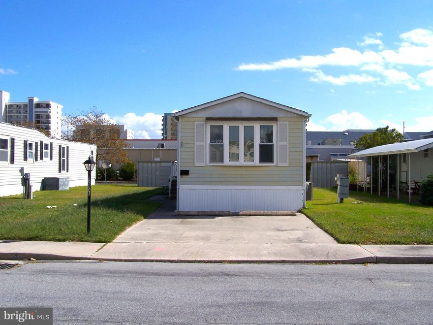 Situated on an oversized lot in the highly sought after community of Montego Bay in North OC. This 2 bedroom 2 bathroom home features a shingle roof, replacement windows, a newer hot water heater,and is being sold fully furnished. Just a very short walk to the beach, community amenities, dining, shopping, the bus stop, and Ocean City's 58-Acre Northside Park (home of the 4th of July fireworks!)
Community amenities include 2 in-ground swimming pools, 1 kiddie pool, 2 tennis courts, pickle ball courts, a shuffleboard court, a 9 hole mini-golf course, a bayfront boardwalk with 3 fishing/crabbing piers, a wildlife sanctuary/park area with large pond and a blacktop walking/jogging path...all for a low HOA fee of $385.00 a year!! Call now to schedule a private showing.