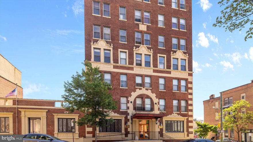 Absolutely delightful! An incredible chance awaits to reside in the heart of Mt. Vernon. This updated, spacious efficiency unit boasts a dedicated area for a cozy bed, a charming living room, and a separate dining space. Revel in the elegance open kitchen that seamlessly flows into the dining area. The views from every window are nothing short of spectacular, offering glimpses of the glistening water for those with a keen eye. With a captivating vista of the Baltimore skyline.  Enjoy the peace of mind that comes with a secure building and a friendly front desk. Leave the car behind and take strolls to nearby restaurants, downtown attractions, Penn Station, the theater, galleries, and so much more.