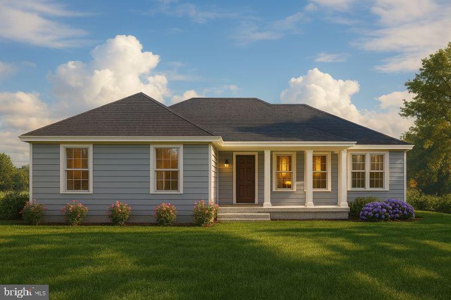 This is a TO BE BUILT home with an estimated delivery date of on or about August/September. Located on a generous 1.35-acre lot in idyllic Hollis Manor , this to-be-built home is the epitome of warmth and potential. Imagine starting your day with a cup of coffee on the welcoming front porch, or unwinding as the sun sets on the inviting back porch—both perfect spaces for moments of quiet reflection or lively social gatherings. Inside, the home radiates a cozy charm, with a thoughtful layout that includes a luxurious master suite on one side of the home,  featuring a large walk-in closet and a private en-suite bathroom.  The other side of the home offers  comforting individual space for family and guests alike with an additional three bedrooms. For those who work from home, the optional study provides a tranquil workspace, or leave it as the fourth bedroom to accommodate your lifestyle needs. The heart of the home is in its fluidity; the living room effortlessly opens to the kitchen area, creating an environment ideal for hosting dinner parties or enjoying family meals. The kitchen includes stainless steel appliances and promises to be the site of many delectable meals and cherished memories.  Full unfinished basement included. All photos are similar construction and finishes. Some include optional features. All room measurements are approximate