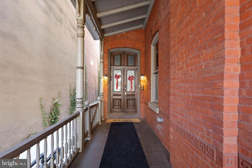 Beautiful three-story home just steps from all the charm of Pottstown Borough—splash pad, farmers markets, the Discovery Center, historic village, and more. The current owners loved strolling to these local favorites during the warmer months.

This nearly 3,000 sq ft (2,973) home is full of early-1900s character with modern updates:

* Gorgeous hardwood floors, solid wood doors, stained glass windows, and pocket doors
* Built-in bookshelves and abundant closet space
* 4 spacious bedrooms, 1.5 baths, including a bath with classic claw-foot tub
* Newer roofing (2018 and 2024)
* Updated 200-amp electrical service with dimmers and new receptacles
* Gas fireplace that quickly warms the home, plus efficient gas heat
* Most windows replaced in 2023
* High ceilings throughout

Outdoor spaces include a cozy front, side, and back porch plus a second-story deck—perfect for relaxing or entertaining. The fenced rear yard offers privacy, and there is convenient on-street parking.

A generous basement provides plenty of storage. This home blends the charm of the early 1900s with today’s efficient utilities, all in a quiet setting near churches and within easy walking distance to so much that Pottstown has to offer.