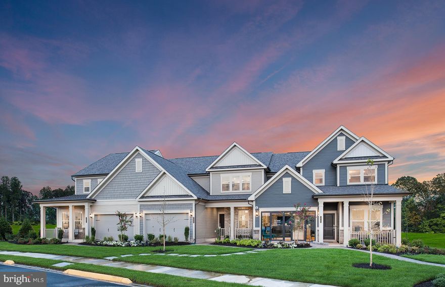 AVAILABLE MARCH 2023! The Bluemont floor plan at Carter’s Mill, a 55+ Del Webb community, has everything you need conveniently located on the main living level. This Charming 1,518 square foot, villa home features  3BR/3Bth w/ main level Owners Suite and Guest Room with Hall Bath, a 2nd Floor Loft with an additional Guest Bedroom and Full Bath. Enjoy a Gourmet Kitchen with upgraded Cabinets and Quartz Countertops, a rear Sunroom extension with a Backyard Patio, a Fire Place in the Gathering Room, an upgraded Trim Package and a Front porch with brick accents. 
You will have numerous opportunities to stay active with the variety of clubs and amenities at Carter’s Mill by Del Webb. The Buckland House will be the social hub of the community and boasts 14,000 square feet of endless opportunities.  Enjoy an outdoor pool with shade cabanas & lounge seating, an indoor pool & spa, social hall with a demonstration kitchen, game room, movement studio, fitness room, craft room, and cards room with a bar area.