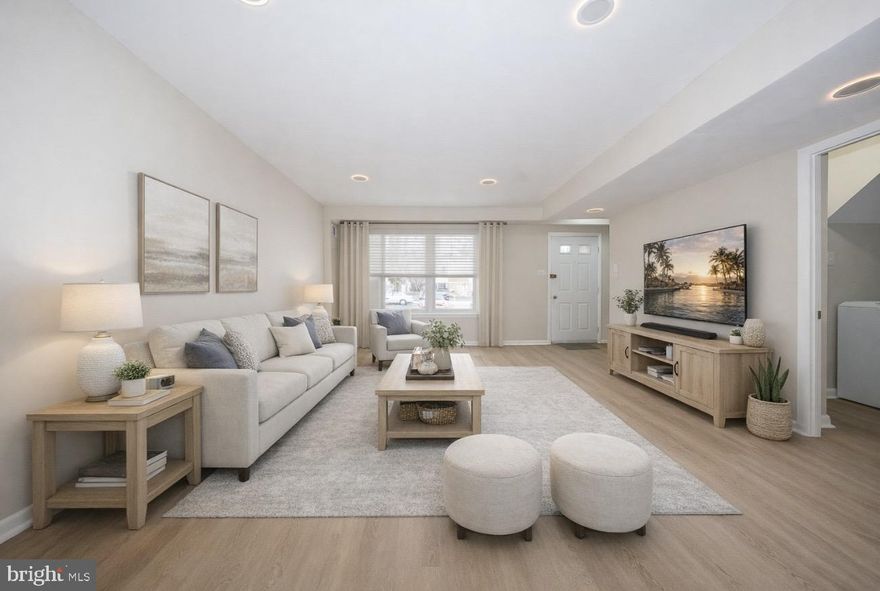 Welcome to 8212 Chelwynde Ave, a beautifully renovated end-of-row single-family home located in Southwest Philadelphia. This spacious home offers approximately 1,320 square feet of comfortable living space and has been fully renovated in 2026, making it completely move-in ready.

The property features three gorgeous bedrooms with plenty of closet space and two fully updated bathrooms. The brand-new kitchen has been thoughtfully designed with modern finishes, complemented by updated bathrooms, new flooring throughout, and fresh paint that gives the home a bright and welcoming feel. The roof is only two years old, and several windows have also been recently replaced.

Outside, enjoy multiple outdoor spaces including a front yard, side yard, and backyard, along with a paved patio perfect for BBQs, entertaining, or relaxing. The yard is fenced on three sides, providing both privacy and functionality.

Parking is easy with a private two-car driveway plus plenty of free street parking for guests.

Conveniently located within the Philadelphia School District, the home is close to Philadelphia International Airport, public transportation, shopping, restaurants, parks, and offers easy access to I-95 and other major highways.

This beautifully updated home offers modern comfort, outdoor space, and a convenient location — a great opportunity for homeowners looking for move-in ready living.