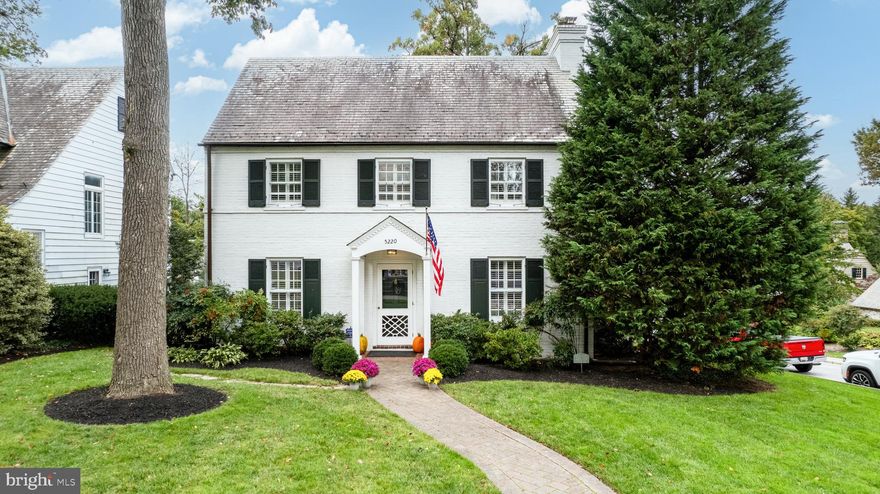 Welcome to a timeless Colonial home in the heart of the coveted Homeland neighborhood, where the charm of a classic and traditional layout blends seamlessly with modern updates and amenities. This beautiful four bedroom, three full and one half bathroom residence offers a harmonious fusion of elegance, comfort, and convenience. Nestled on a picturesque tree-lined street, and sited on a corner lot only one block from the popular Homeland Lakes, this home exudes curb appeal and boasts an inviting presence. The interior of this residence radiates a sense of warmth and sophistication. The living room, adorned with a classic fireplace and large windows, is a haven for relaxation and entertaining, while additional living space offers opportunity for a formal dining room, formal living room, or library and home office as it is currently being used. A bright kitchen filled with natural light seamlessly combines functionality with an inviting ambiance, making it the perfect hub for culinary creativity and the adjacent dining area is ideal for casual family meals. 
One of the standout features of this residence is the screened back porch, accessible from the kitchen dining area. This outdoor oasis offers a serene retreat, where you can enjoy morning coffee, dine al fresco, or simply unwind while overlooking the tranquil surroundings. The upper levels of the home boasts four bedrooms, providing ample space for both family and guests. The primary suite is a haven with a recently updated ensuite bathroom. For those who appreciate additional living space, the finished basement provides endless possibilities. Whether you envision a home theater, a fitness room, or a play area, the expansive lower level is adaptable to your unique needs. Situated just one block away from the popular Homeland Lakes, this home enjoys the benefit of being in close proximity to nature and the convenience of city living. With its spacious and well-appointed interior, a serene outdoor haven, and a highly sought-after location, this property truly encapsulates the essence of gracious living in one of Baltimore's most prestigious neighborhoods. Don't miss your opportunity to call this splendid residence your own and make cherished memories for years to come. Welcome home!