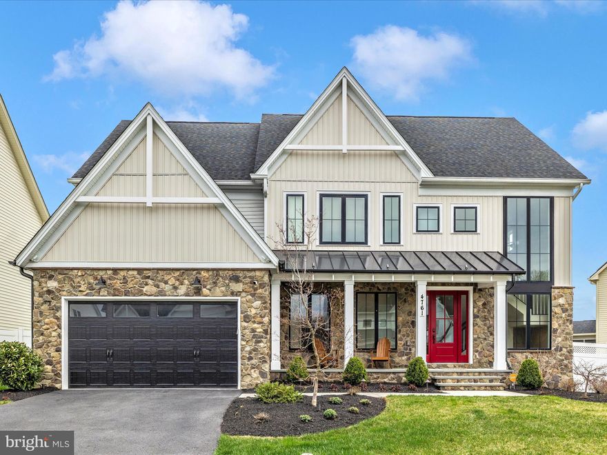 Welcome to this stunningly upgraded Wormald Taylor model, nestled in the sought-after community of Landsdale. Featuring a spacious two-car garage with a built-in EV charging station, this exceptional home blends modern luxury with timeless design. The owners have elevated an already impressive residence with high-end finishes and on-trend upgrades that exude both style and comfort.

At the heart of the home, the expansive waterfall island has been replaced with luxurious concrete quartz, offering a velvety matte finish that’s both visually striking and tactilely smooth. The kitchen backsplash features exquisite herringbone-patterned tile that extends all the way to the ceiling above the cooktop—an elegant and sophisticated touch. Wide plank European Oak hardwood flooring now graces the main level, setting a warm and contemporary tone throughout. Complementing the custom cabinetry is classic gold hardware that adds a refined pop of character.

Adjacent to the gourmet kitchen, the family room showcases custom built-ins flanking the gas fireplace, complete with bespoke oak shelving. High-end lighting upgrades add a layer of glamour, including a statement chandelier in the foyer, three pendant lights over the breakfast bar, and a modern fixture in the dining area. A sleek, glass-enclosed office/study offers a quiet, light-filled space—ideal for working from home.

Step outside through expansive bi-parting sliding glass doors to the screened-in porch, seamlessly blending indoor and outdoor living. Beyond, an extensively hardscaped backyard includes a beautifully landscaped living privacy fence, and vinyl fence, creating a private oasis for relaxing or entertaining.

The fully finished walk-up basement adds valuable living space and versatility. Highlights include a spacious fifth bedroom, a full bathroom with a charming pocket door, a large storage closet, and a welcoming entertainment area—perfect for movie nights or hosting guests.

Upstairs, a loft area provides an ideal hangout or play space. Bedrooms one and two share a stylish Jack-and-Jill bath, while bedroom three enjoys its own private ensuite and generous closet. The owner’s suite is a true retreat, featuring dual walk-in closets, recessed lighting, and a spa-inspired bath with a glass-enclosed tile shower, stand-alone soaking tub, water closet, and dual vanities.

Additional premium upgrades include:

• Custom wood blinds in all bedrooms and motorized blinds throughout

• Brand-new carpet in the basement

• Custom bluestone patio with built-in gas lines for both grill and fire pit

• Professional landscaping with a multi-zone irrigation system

• Hardwired FX Luminaire landscape lighting with Luxor smart controls (Wi-Fi enabled with dimming, zoning, and RGBW color-changing options)

• Vivint smart home security system and keyless entry





Located in a vibrant, amenity-rich community with a thriving social calendar, including weekly food trucks, seasonal festivals, concerts, movie nights, clubhouse events, holiday celebrations, and more. A brand-new elementary school is currently under construction within the neighborhood. Plus, it’s just minutes from Montgomery County, I-270, I-70, and the charming towns of Mount Airy, New Market, and Urbana.



Don’t miss your chance to own this dream home—luxury, comfort, and community all in one.