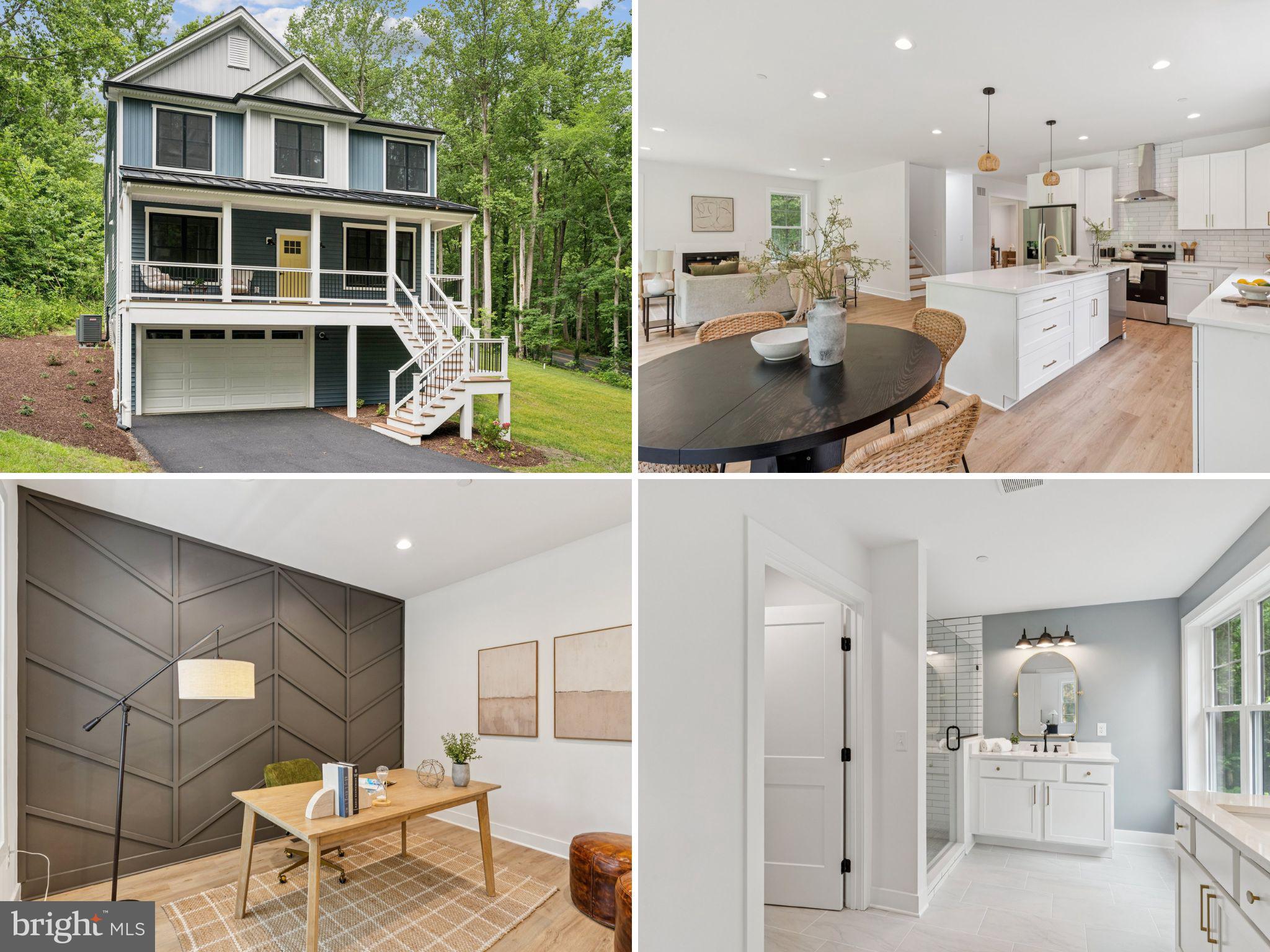 New Construction – Completed and ready for immediate move-in just a few blocks from downtown North Beach and the Chesapeake Bay. Sited on a spacious 1.11 acre lot, this three-story Craftsman home will check all your boxes! A large covered front porch with recessed lighting is a great place to relax and really sets this home off. The main level features luxury vinyl plank flooring, 9’ ceilings, a formal living room, dedicated office, formal dining open and an open concept kitchen overlooking the family room. Gourmet kitchen offers upgraded 42” soft-close cabinetry, quartz countertops and a timeless subway tile backsplash. Stainless steel appliances, a decorative range hood and a spacious island round out the space. The upper level has a fantastic primary suite with an ensuite bathroom and oversized walk-in closet, along with three additional bedrooms and a large laundry room. Completely finished lower level with 9’ ceilings and natural light brings the total finished sqft to almost 4,000 sqft! *Tons of builder upgrades included in this build: tiled showers, kitchen backsplash, upgraded cabinetry and countertops, recessed lighting, architectural feature walls, black windows, trending black/gold hardware and fixtures, gas fireplace, dual-zone HVAC, upgraded carpet and padding, finished lower level, asphalt driveway and so much more! Just blocks from the quaint downtown of North Beach which offers dozens of local restaurants and shops, and of course a beautiful beach right on the Bay.