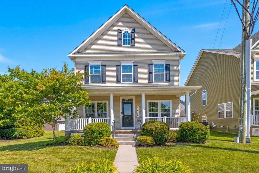 Beautifully updated colonial blending timeless style with modern functionality in a sought-after Woodbourne Manor Community. Step inside to find hand-scraped hardwood floors, a fresh designer-inspired color palette and an inviting open foyer with formal living and dining rooms along with a private study/home office. A dramatic archway leads into the spacious family room with abundant natural light and seamless flow into the casual dining area and kitchen. The bright gourmet kitchen showcases raised-panel wood cabinetry, granite countertops, stainless steel appliances, peninsula/breakfast bar seating and direct access to the outdoor entertaining space. Enjoy evenings on the stamped concrete patio complete with fire pit and access to the rear-entry oversized 2-car garage with additional storage. Upstairs, the expansive primary suite features a tray ceiling, walk-in closet and private en-suite bath with dual vanities and a separate shower with built-in bench seating. The unfinished lower level offers endless possibilities with a full bath rough-in, potential 4th bedroom and plenty of space to customize for future living, entertaining or recreation needs. Exceptional value, flexible living spaces and thoughtful updates make this home a standout opportunity.
