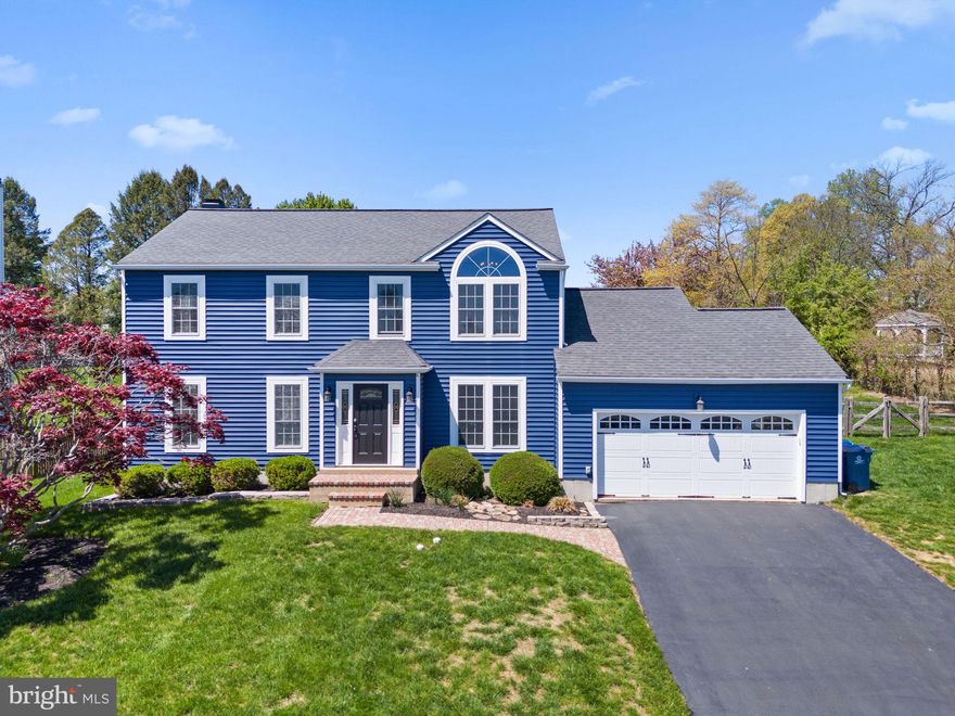 Welcome to 821 Old Greenhill Road, located in the highly sought-after West Chester Area School District. This beautifully maintained, move-in-ready home features 4 spacious bedrooms, 2.5 bathrooms, a finished basement, and an exceptional outdoor living space—including a screened-in porch, rear deck, and a half-court basketball court. Step into the inviting foyer, where hardwood floors flow throughout the main level (excluding the laundry room and powder room). To your right, you'll find a formal dining room accented with elegant crown molding, and to your left, a formal living room—perfect for entertaining or relaxing. Continue through to the cozy family room, highlighted by built-in shelving, a sunny picture window with views of the backyard, and a fireplace that serves as the room’s focal point. The family room opens seamlessly to the eat-in kitchen via a convenient breakfast bar. The kitchen features light cabinetry, granite countertops, stainless steel appliances, and a spacious pantry. French doors lead from the kitchen to the screened-in porch, extending your living space outdoors and connecting to a large deck—ideal for hosting guests or enjoying a peaceful evening drink. Just off the deck, the half-court basketball area provides fun and recreation, while the remaining fully-fenced rear yard offers plenty of additional green space for play and relaxation and offers a shed for storage. The main level is completed by a well-appointed powder room, a generous laundry room, and access to the attached two-car garage. Upstairs, the primary suite boasts a vaulted ceiling, a large walk-in closet, and an en suite bathroom with a step-in tiled shower and single vanity. Three additional bedrooms offer comfortable accommodations and share a beautifully updated full hall bath with a subway-tiled tub/shower combo. The finished basement adds valuable living space and can be customized to suit your needs—a playroom, home gym, office, or recreation area. Additional unfinished space provides ample storage, a mechanical room, and access to a crawl space. Don’t miss your chance to make this wonderful property your next home—schedule your showing today!