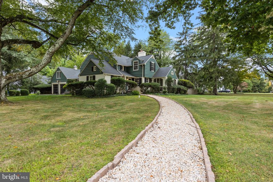 Take a look at this spectacular property! Located minutes from Yardley Borough and situated on a fantastic lot, this 4 bedroom home is the perfect place to settle roots here in Bucks County, PA. A long stone path leads to the main entrance or access can be gained through a second door by the garage. Inside the front entry is the foyer and immediately to the right is a spacious living room with a fireplace and door leading to a screened room. To the left of the foyer is a room that is currently used as a study but is also considered the 4th bedroom. It is convenient for those needing sleeping accommodations on the main floor and there is a full bathroom right next to this room. Continuing down the hallway is the kitchen/breakfast areas and to the right is a large dining area. Tucked over the two car garage is a cozy great room featuring pine wood paneling, dimensional ceilings and wood floors. In fact, the entire first floor has gorgeous hardwood flooring. A large laundry room completes the main level. Upstairs are three bedrooms and one full bathroom. Two bedrooms have walk-in closets and the entire 2nd level has hardwood flooring!! Downstairs is a finished basement and lots of room for storage. Perhaps the most enjoyed area of this home is the backyard. An inground 8ft deep pool with surrounding paver pool deck, custom paver patio with stone walls and lots of mature landscaping creates an oasis of tranquility. There is also a large yard for fun & games, a two car garage and a private road leading to the driveway. The private road is shared with one neighbor across the street. Access to the Arborlea neighborhood is just steps out the door and the canal path is a short walk away too. Wonderful location and close to commuting routes to Princeton, Philadelphia, and trains to both NYC and Philly! Visit this property soon as it won't last!