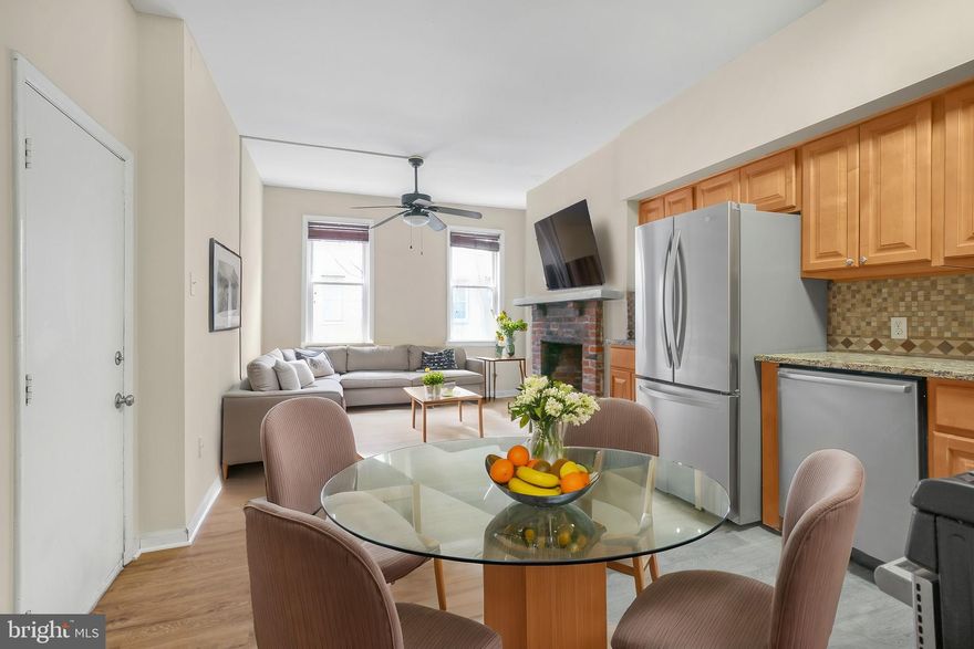 Available NOW | Leasing Special: $2,150/month with a limited-time offer - Move in by 4/15/25 and receive 1 month FREE, applied to the last month's rent.

Welcome to 1120 Rodman St #1! This newly renovated 2 bedroom, 1.5 bathroom apartment is located in a triplex in the Washington Square West neighborhood. This bi-level unit is on the first floor and lower level of the building and features a beautiful interior with updated hardwood floors, Central A/C, in-unit laundry, and private outdoor space. Your kitchen is on the main level and boasts new flooring, stainless steel appliances, granite countertops, and tile backsplash. The dining area is right by the kitchen with a ceiling fan, decorative brick fireplace, and plenty of space for a full dining room table and chairs. Your full bath is fully renovated with a subway tiled bathtub-shower combo and a lighted vanity for storage. Behind the bathroom is your first sizable bedroom with great closet space and sunlight. Head down to the lower level to view the large, spacious living area. Here, you'll find a powder room and stacked washer/dryer for added convenience. Your second bedroom is to the back with closet space and sliding glass doors for sunlight and access to your private back patio. This incredible space won't last long - schedule your showing today!

Lease Terms:

Generally, 1st month, 12th month, and 1 month security deposit due at, or prior to, lease signing. Other terms may be required by Landlord. $55 application fee per applicant. Pets are conditional on owner's approval and may require an additional fee, if accepted. (Generally, $500/dog and $250/cat). Cold water is included. Tenants responsible for: electricity, gas, and cable/internet. Landlord Requirements: Applicants to make 3x the monthly rent in verifiable net income, credit history to be considered (i.e. no active collections), no evictions within the past 4 years, and must have a verifiable rental history with on-time rental payments. Exceptions to this criteria may exist under the law and will be considered. Cosigners accepted.