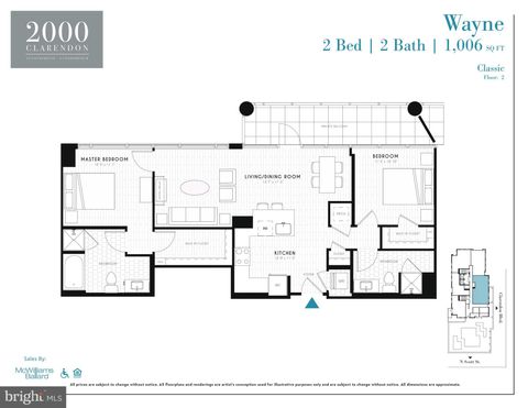 Tiny photo for 2000 Clarendon Boulevard #203, ARLINGTON, VA 22201 (MLS # VAAR2072720)