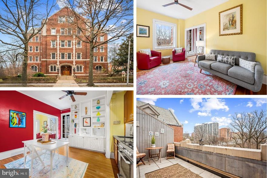 Welcome to this tudor-styled Cooperative called Tudor Arms, the largest & oldest co-op in the Baltimore area, situated in the Roland Park Historic District. Our unit is located on the fourth floor of this five-story elevator building. This charming one-bedroom, one-full bath unit has hardwood floors throughout, granite countertops, a gas stove, an eat-in kitchen with access to your own private balcony and a convenient, space-saving hideaway Murphy Bed.  Both the Kitchen and bathroom are sleekly updated, wow. The murphy bed is in one spot there but it can easily be relocated. And the large walk-in closet (door for it in basement)  currently serves as an office area with wardrobe.  There is an additional storage unit in the basement of the building. Ask the agent how a co-op works. There are many advantages. This one does allow a mortgage. For starters, the taxes are included in the 745.50 monthly fee.. This $745.50 includes a special assessment of $87.50 that is due to end in January 2026.  This coop features offers a reasonable price in a wonderful setting. And you are close to so much! JHU, The Rotunda Shopping Center, Hampden shops, cafes & restaurants, the Baltimore Museum of Art, Sherwood Gardens, just to name a few.  There is much to do in the area, just in time for Spring! Yahoo…..