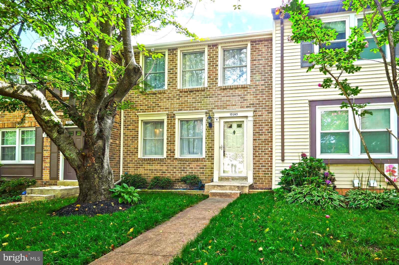 THIS AMAZING BRICK-FRONT TOWNHOUSE HAS SO MUCH TO OFFER, starting with its location on a quiet cul-de-sac in the popular community of Olney Oaks. For those who are looking for an updated and modern decor home, this is it! All three bathrooms, as well as the kitchen, show impressive taste in the choice and design that was chosen by the current owner. If entertaining friends and family is important, then the features of the private backyard are something out of "Better Homes & Gardens"! It offers a mood-setting quaint fountain with space for friends to gather and visit. The interior of the home has been professionally painted. There are an abundance of windows and full glass doors to lighten-up the interior. The six-panel doors and the attached hardware are upgraded and impressive as well. The low-profile LED lights are a touch of class and provide the perfect amount of lighting when the sun goes down. The kitchen is remarkable and, of course, offers stainless steel appliances. The property is nicely-landscaped front and back, and the private backyard is fully-fenced. The neighborhood has its own tot-lot, an adjacent asphalt surface is marked for hopscotch and also has a basketball pole & net, and there are manicured grass fields to play on. LET'S NOT FORGET ABOUT THE IMPORTANCE OF LOCATION! This home is convenient to sought-after public and private schools and a number of shopping centers with terrific restaurants. Also close are the library, the aquatic center, parks, tennis courts, the Olney Theatre, and major commuter routes, including the very-convenient ICC! Don't wait long to see this home for yourself - it's gorgeous and priced to sell! AND HERE'S A POST-SCRIPT: Remember when Covid hit and lots of folks (adults & kids) began working from home? This home addresses this - the lower level has a distinct office nook and all 3 bedrooms offer intimate dual-space "cloffices" or dedicated workspace.