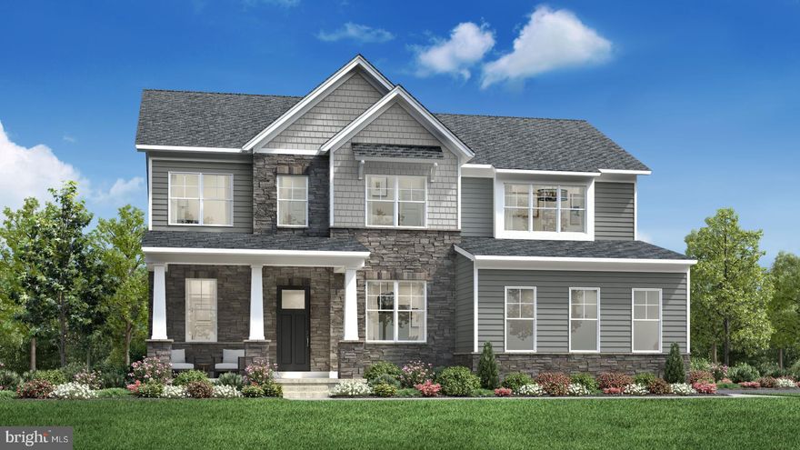 The stunning Rollins features versatile spaces for a modern lifestyle. The airy open floor plan opens with a grand foyer that flows past an elegant dining room into a spacious great room, perfect for hosting gatherings. Adjacent to a bright casual dining area and a useful workspace, the thoughtfully designed kitchen features a large center island with breakfast bar, plentiful cabinet and counter space, and a walk-in pantry. Enjoy the convenience of a main-level flex room ideal for a home office or hobby area, as well as a loft on the second level that can serve as additional living space or a play area. The primary bedroom is a serene retreat offering two walk-in closets and a relaxing primary bath with dual sinks, a luxe shower with seat, and a private water closet. Three roomy secondary bedrooms offer walk-in closets—two share a full bathroom with a separate vanity area, and one shares a full hall bath. Other notable features include a laundry room on the bedroom level, an everyday entry, and a first-floor powder room.