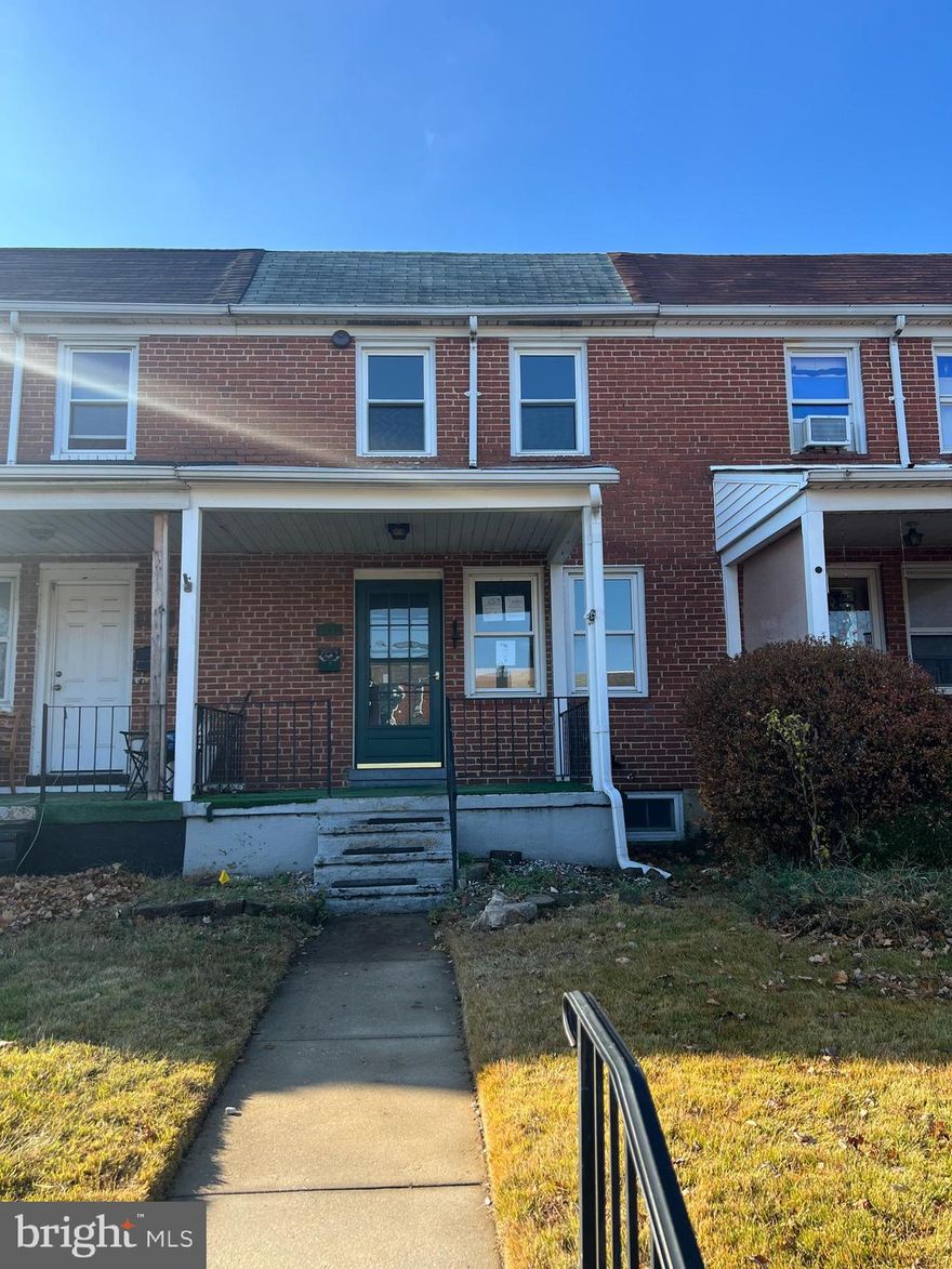 Charming 2 bedroom 1 bath ow home situated in quaint old Dundalk.  The 1st floor is comprised of an open and inviting living room, dining room and updated kitchen.  The second floor is comprised of 2 generous bedrooms and an updated full bath with skylight.  The lower level has a rec room, utility area with a flush and walk out stairs.  Finishing at the back of the property, there is a large fenced yard, covered porch and access to the lower and first level of the home.  Convenient to all of the amneities Dundalk has to offer.  Dont wait, make your appointment today.
