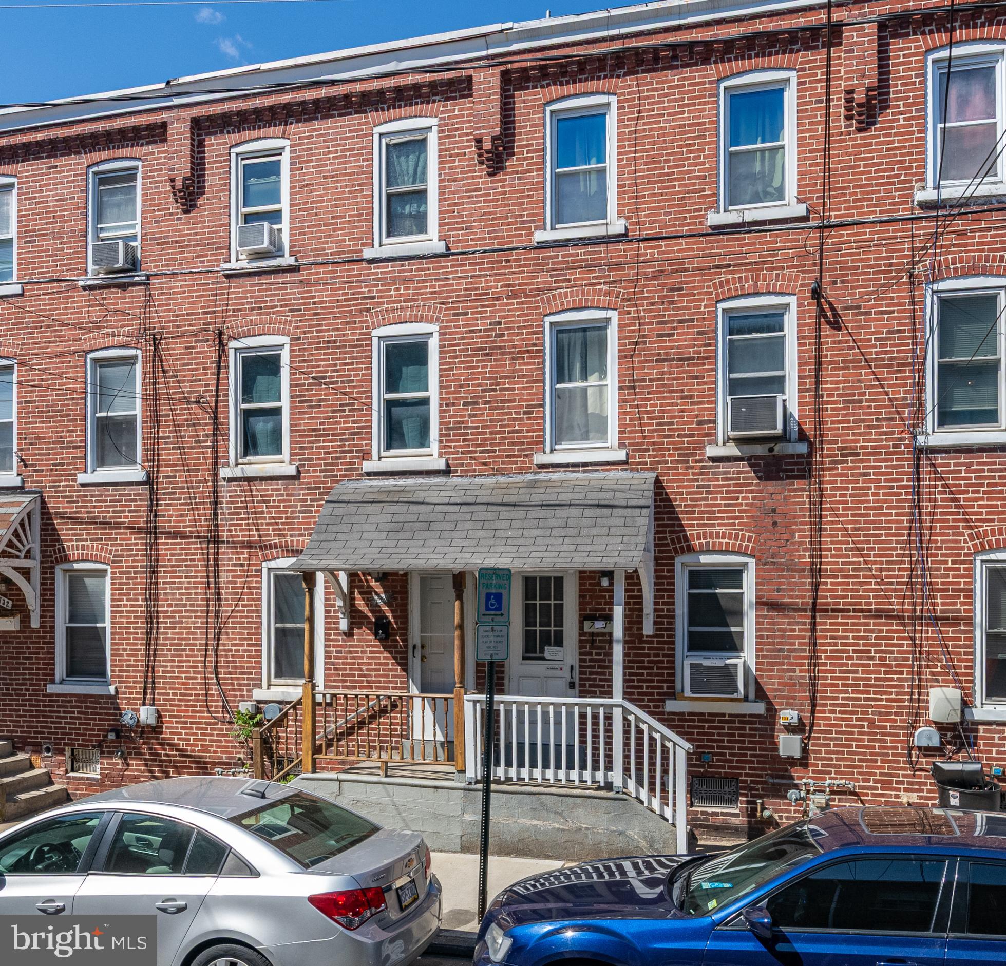 Solid 3-story brick home offers four bedrooms and one full bath, making it a great fit for first time buyers or investors. Located on a quiet street in Allentown, the property features a spacious living room with a stylish accent wall with an adjacent dining area, and a functional kitchen. A door in the kitchen leads out to the low maintenance backyard. Upstairs are all four bedrooms and a full bath. All new carpeting in the bedrooms. The laundry is in the basement which also has plenty of storage space. Just minutes from shopping, dining, and major routes