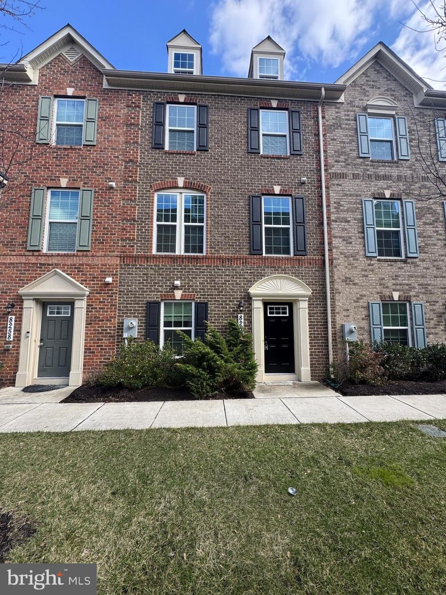 4-level townhouse in  the popular Greenbelt Station community  with 5 bedrooms 4.5 baths and 2-car garage.   The entry level with a bedroom suite; main level with bright and sunny open floor plan, living room,  kitchen with big island, granite countertops,  huge dinning room space for entertainment, breakfast table-space leads to balcony,  also a powder room on this level;  3rd level with spacious master suite and 2 more bedrooms,  master bedroom with walk-in closet, master bath with double vanities and separate tub and shower,  a hallway full bath on this level; the 4th level features a large, open 5th bedroom, full bath, and French door to the rooftop deck that provides amazing views!  Fresh paints and brand new carpet.   The community is conveniently located and close to the Greenbelt Metro Station, shopping, restaurants, University of Maryland campus, Metro transit routes, and major access roads/highways.  Great for owner occupied or inverters!  All furniture convey!  Open house Sat 3/28 1-4pm