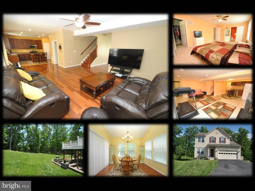 WALK THRU THIS IMMACULATE HOME RIGHT NOW IN VIRTUAL REALITY 3D - VIEW THE VIRTUAL TOUR! FEATURING: END OF CUL-DE-SAC LOCATION BACKS TO TREES,5 TRUE BEDROOMS 3.5 BATHS,LOWER LVL COULD BE IN-LAW OR AU PAIR SUITE,BREAKFAST/SUN ROOM BUMPOUT,GORGEOUS HARDWOODS THRU MAIN LEVEL,STAINLESS APPS,KITCHEN ISLAND,HUGE OWNERS SUITE W/LUXURY BATH & WALK-IN,BRAND NEW CARPETING,WET BAR,MOVIE ROOM,PATIO,DECK & MORE