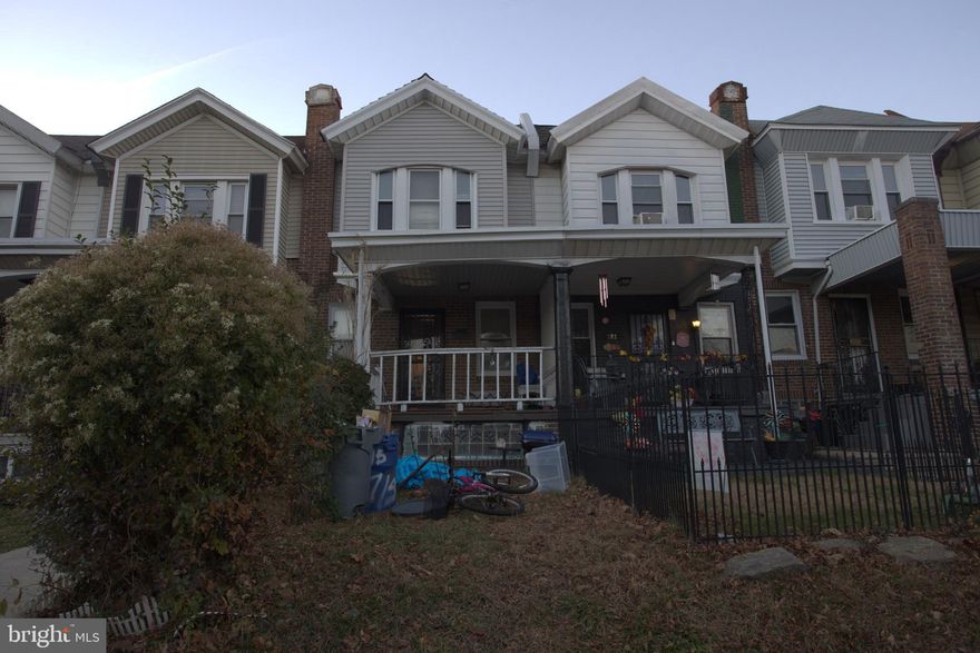 Investor Special – Philadelphia. 
3-bedroom, 1-bath single-family home with a solid layout and strong value-add potential. Ideal for fix-and
flip or buy-and-hold investors. Close to public transportation, schools, and major routes. Great opportunity 
in a growing rental market. Property is being sold in as is condition