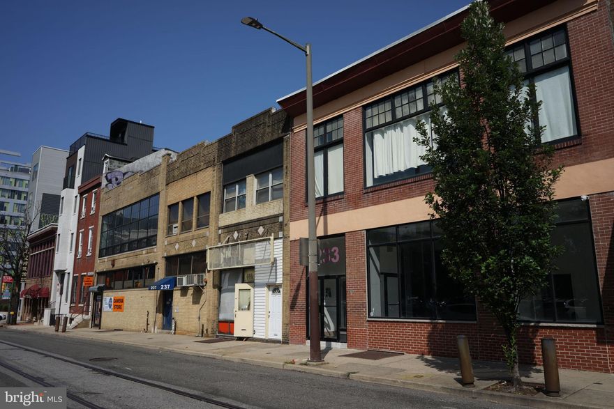 Prime Commercial Space in the Heart of Philadelphia’s Chinatown – 233 N 12th St
Situated in the vibrant core of Chinatown, just blocks from City Hall and the Center City District, this exceptional property offers unmatched visibility and convenience. Nestled in the bustling Chinatown restaurant district, the building sits directly across from two large commercial parking lots—front and rear—providing excellent accessibility for customers and clients.
This two-story commercial property offers over 3,300 square feet per floor (leased separately) of versatile space, with the option to lease each floor individually or combine them for a larger footprint. Wide, open layouts make it ideal for a range of general commercial uses.

Previously home to a dance and yoga studio, the space is well-appointed with:
Expansive windows bringing in abundant natural light
Large mirrors along one side, perfect for fitness, performance, or creative uses
A mix of hardwood and tile flooring
Bathroom and shower facilities for staff or clientele
Equipped with HVAC for year-round comfort
Optional basement space for storage or expansion needs
With immediate occupancy available, this is a rare opportunity to secure a high-traffic, high-visibility location in one of Philadelphia’s most dynamic neighborhoods.
Available Now – Schedule a tour today!

Measurement 2nd Floor
Main Studio Space 61’4” D x 35’ W
Private Studio Space: 30’1” D x 19’2” W
Closet: 7’3” W x 7’11” D
Bathroom 1: 7’3” W x 7’4” D
Bathroom 2 with shower: 8’1” W x 11’4” D