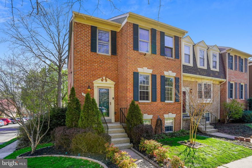 This end unit Town Home  is filled with light and recent upgrades. All new recess lighting in the living room and dining room(2020). New composite deck(2019) is maintenance free and is ready for spring entertaining. Kitchen was recently fully renovated. The Master Bedroom  features a renovated bathroom and upgraded walk in closet(2019) . The basement(renovated in 2019) features a large bedroom and  full renovated bath, a large living area and fireplace. HVAC maintained with biannual service agreement.  Easy walk to Carpool lines, buses and the community's amenities. The home has 1 reserved parking space. The pictures do not reflect the recent painting of the living room, the dining room and the upper bedroom.