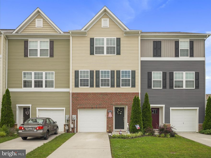 Spacious, Upgraded Townhome in Prime Location! Conveniently located just off I-81 and close to major highways, this beautifully finished three-level townhome with a garage offers the perfect blend of comfort, style, and functionality.

Step inside from the lower level, where you’ll find a welcoming entryway leading to a spacious rec room with sliding glass doors that open to your private fenced-in backyard and patio—ideal for relaxing or entertaining.

The main level features a bright, open-concept layout with a modern kitchen and family room. The kitchen is a chef’s dream, complete with granite countertops, upgraded cabinetry, a stylish backsplash, stainless steel appliances, and a large island with seating. Just off the kitchen, enjoy morning coffee or evening grilling on your private deck. The sunlit family room boasts a wall of windows and ample space to relax or gather.

Upstairs, retreat to the spacious owner’s suite with a luxurious en-suite bath featuring a double vanity, soaking tub, and separate shower. Two additional bedrooms and a full bath with double sinks complete the upper level.

This home backs to additional common area for extra privacy and is perfectly situated directly across from the community playground.
 
With so much to offer and an unbeatable location. Schedule your tour today!