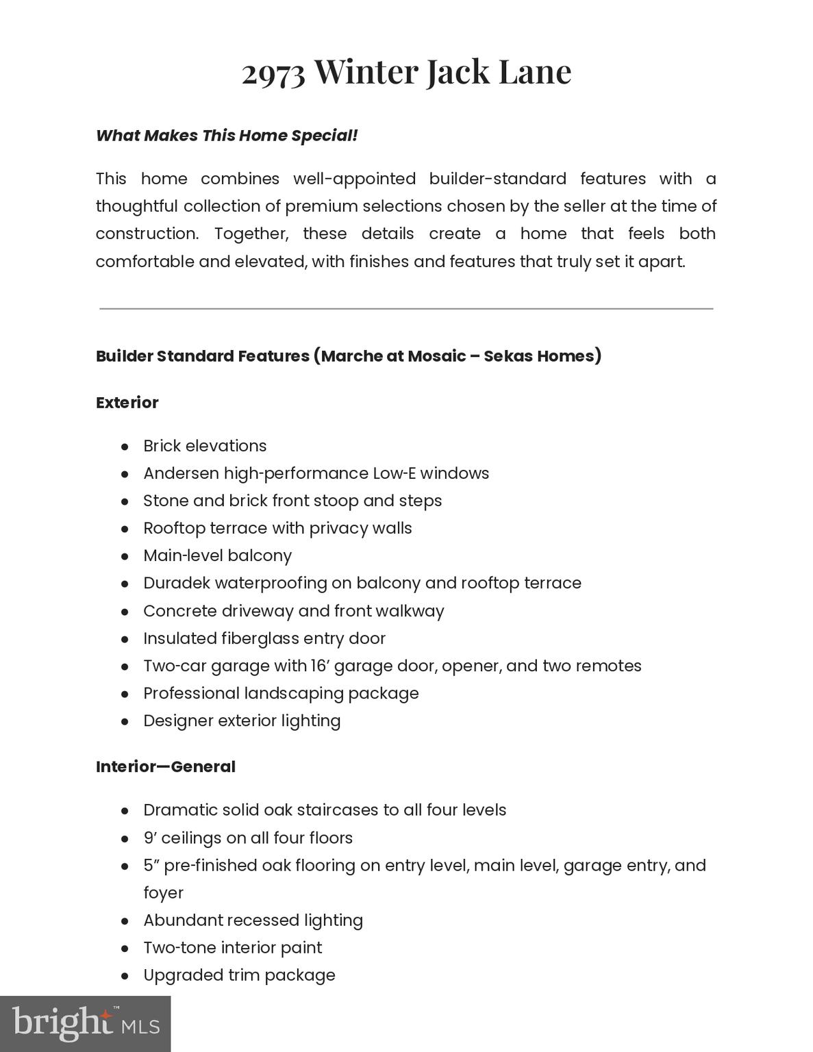 MOSAIC AT MERRIFIELD - Residential